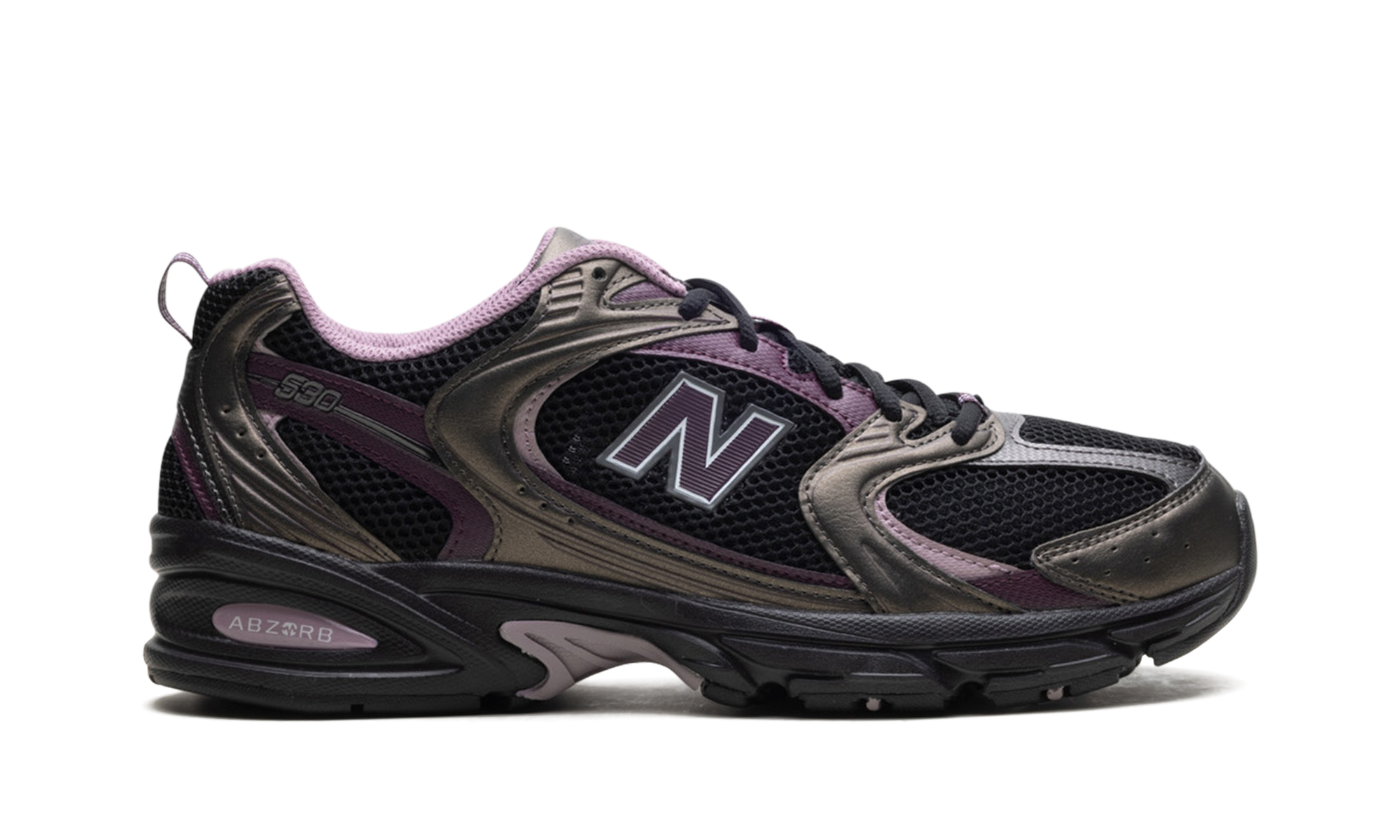 530 "Black Metallic Plum Brown"