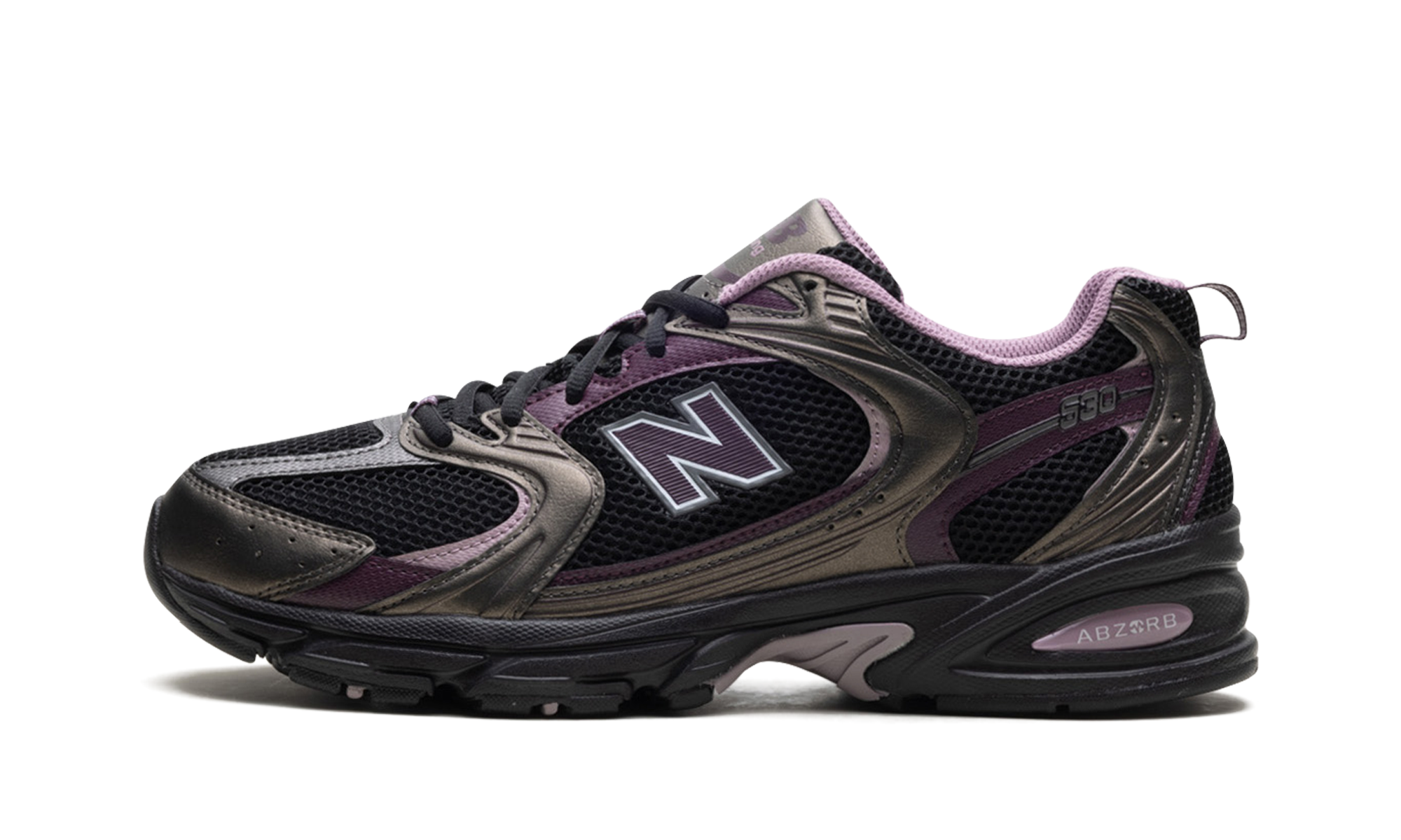 530 "Black Metallic Plum Brown"