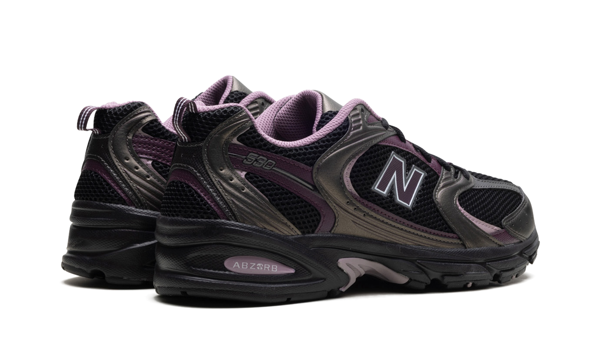 530 "Black Metallic Plum Brown"