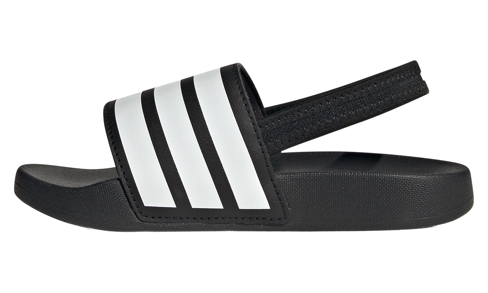 Adilette Estrap Slides GS "Core Black / Cloud White / Core Black"