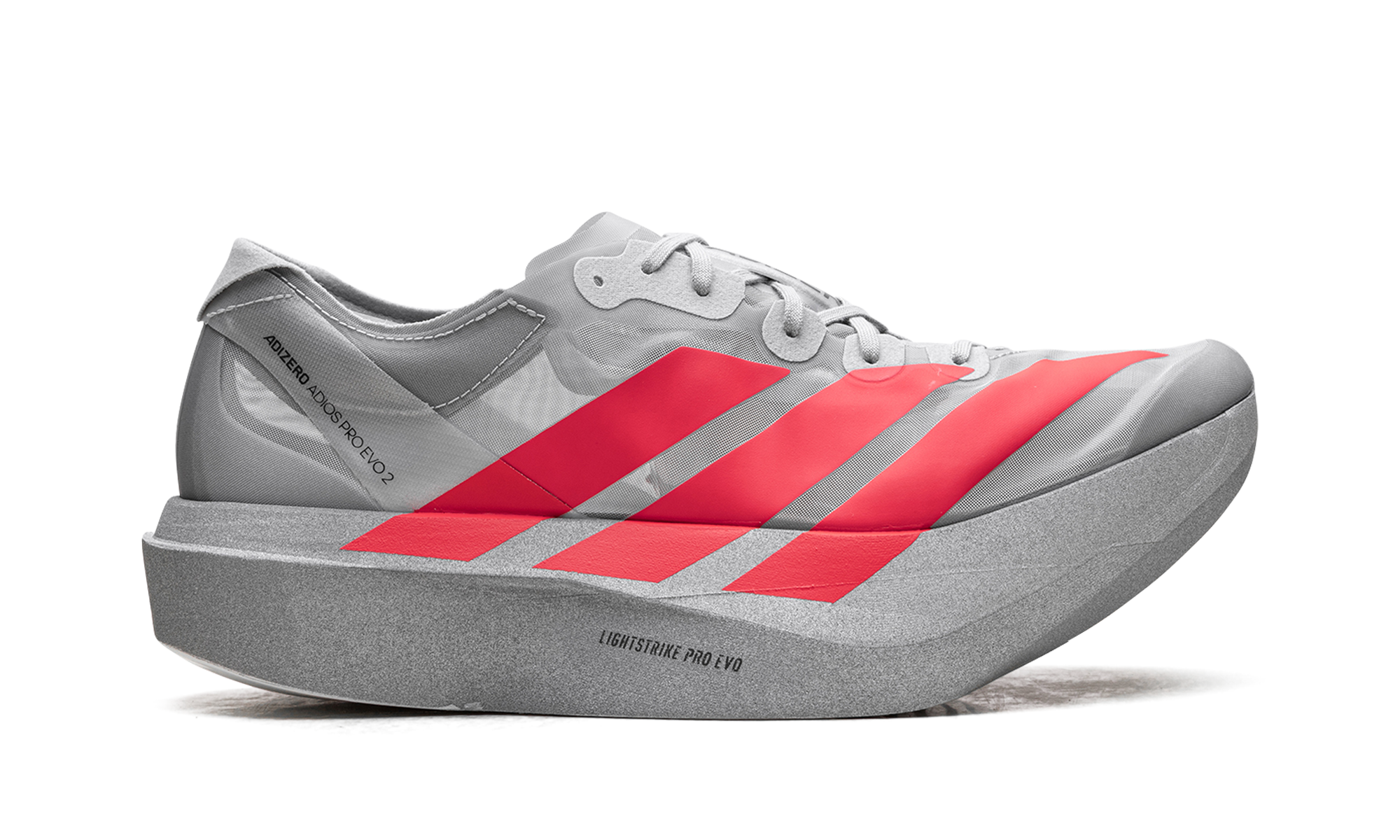 Adizero Adios Pro Evo 2 "Silver Metallic/lucid Red/grey Two"