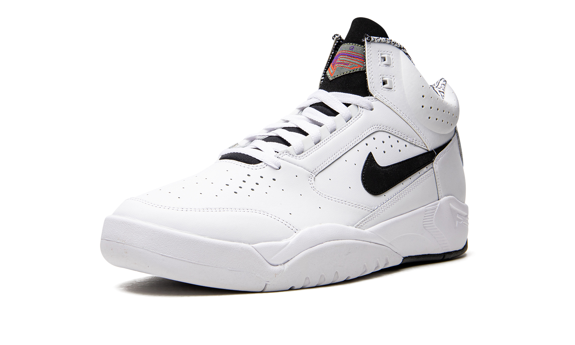 Air Flight Lite Mid "White Black"