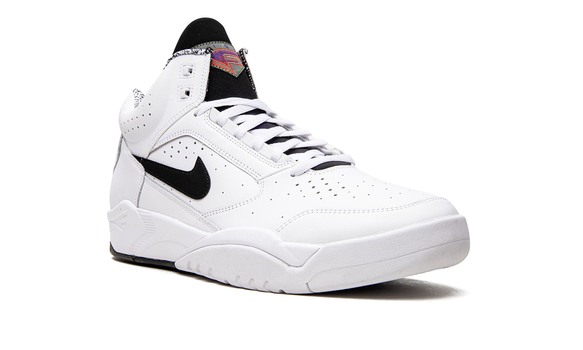 Air Flight Lite Mid "White Black"