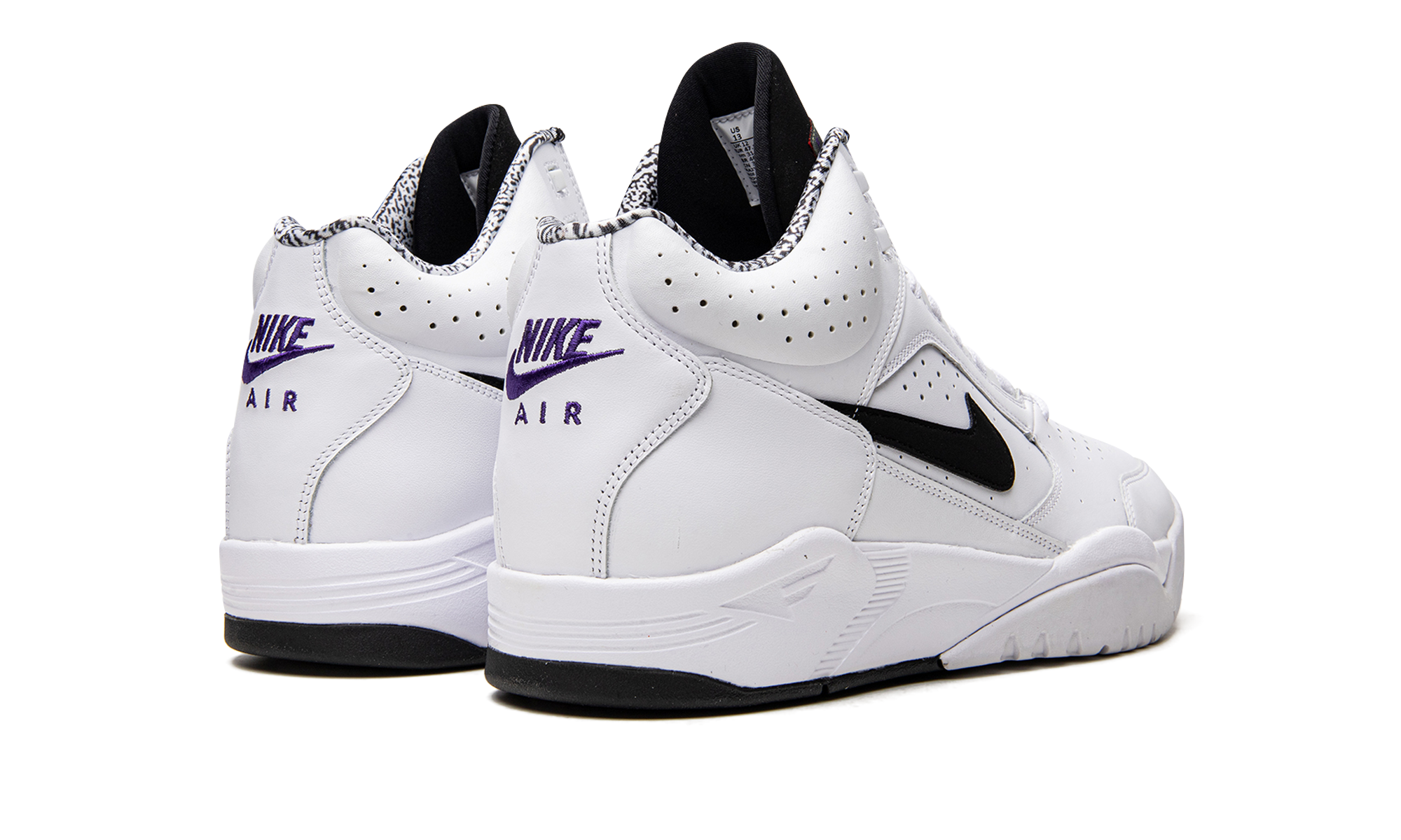 Air Flight Lite Mid "White Black"
