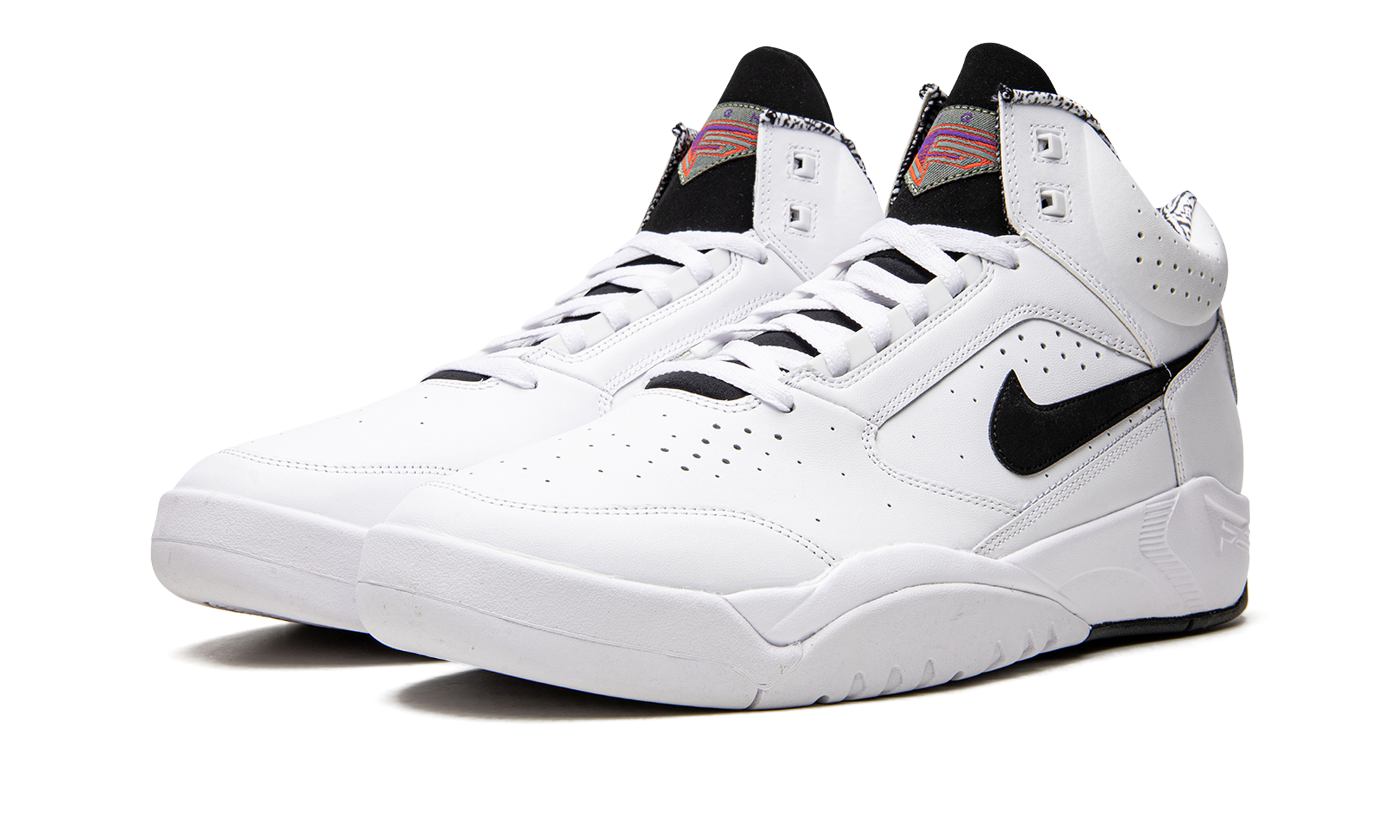 Air Flight Lite Mid "White Black"