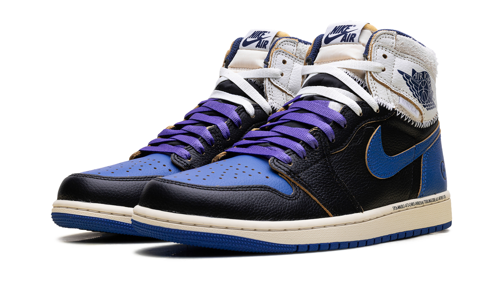 Air Jordan 1 "Fragment Design - Union La - Royal"