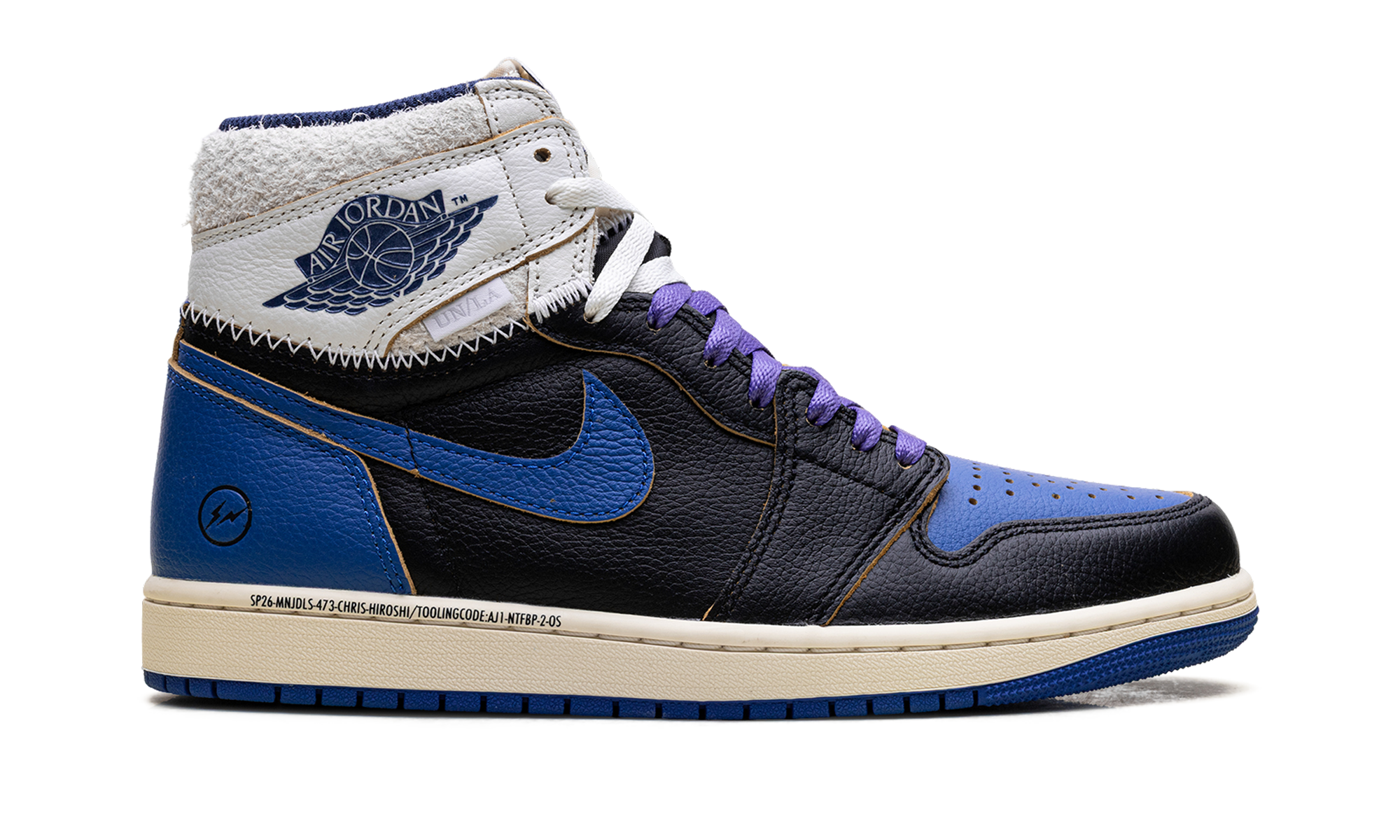 Air Jordan 1 "Fragment Design - Union La - Royal"