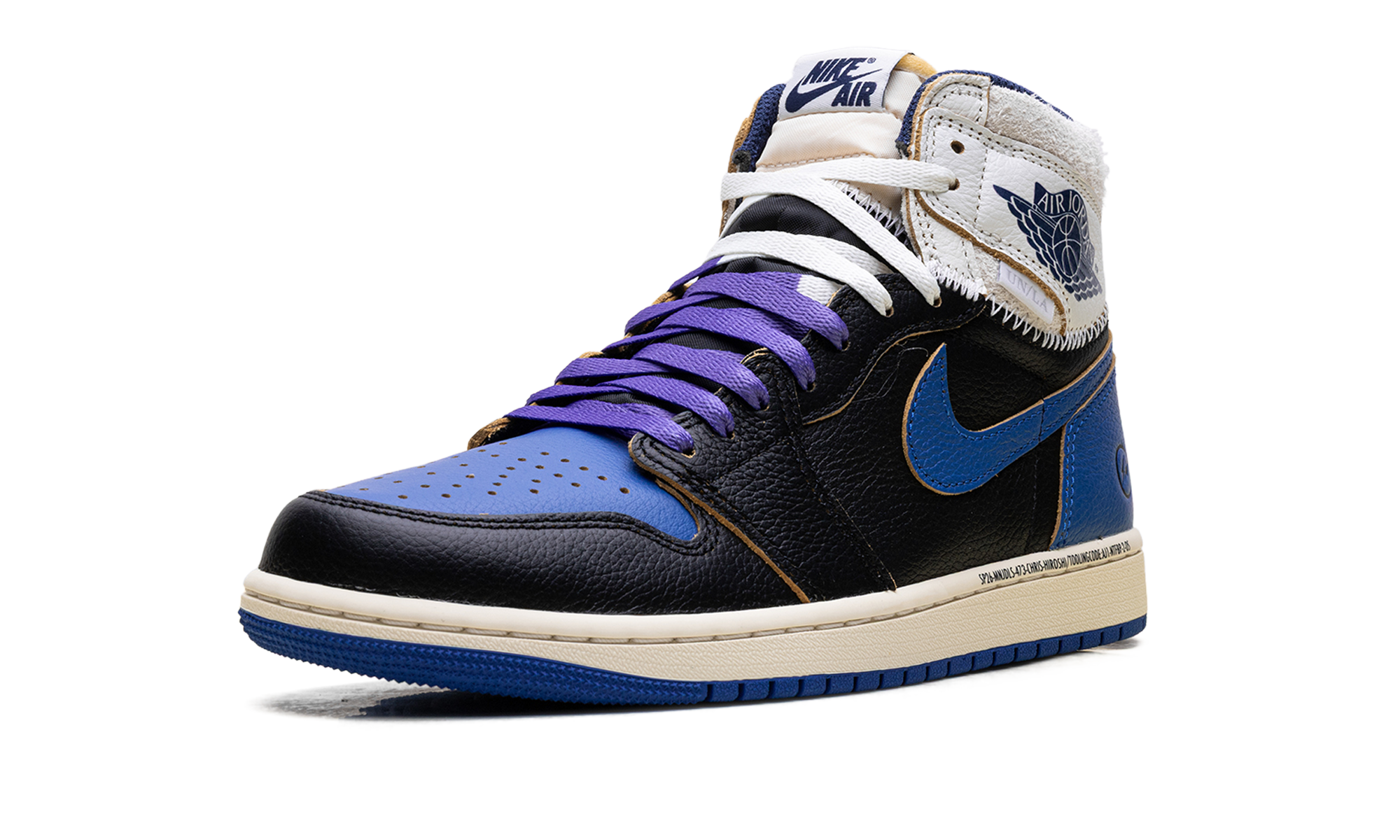Air Jordan 1 "Fragment Design - Union La - Royal"
