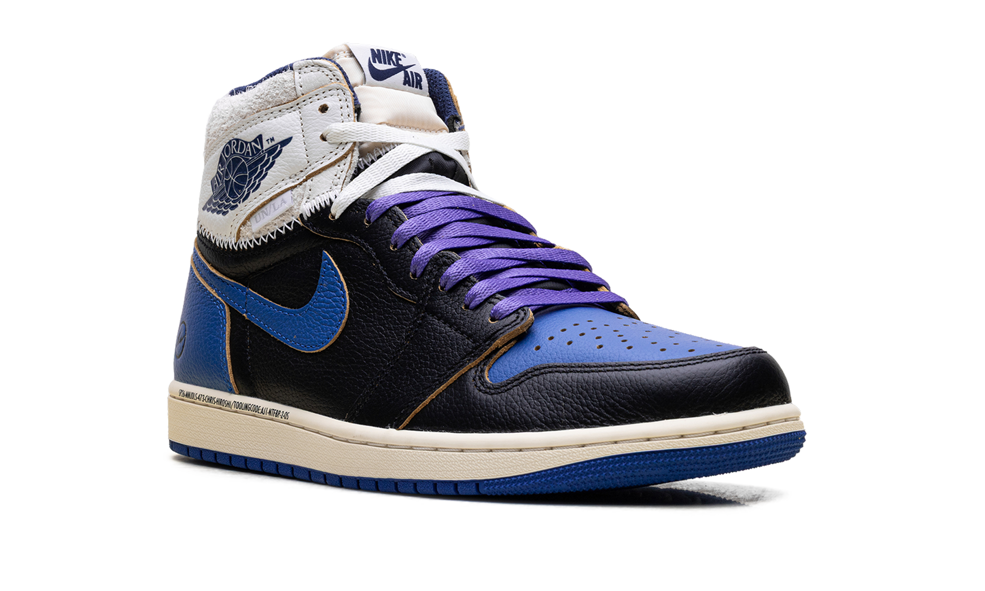Air Jordan 1 "Fragment Design - Union La - Royal"