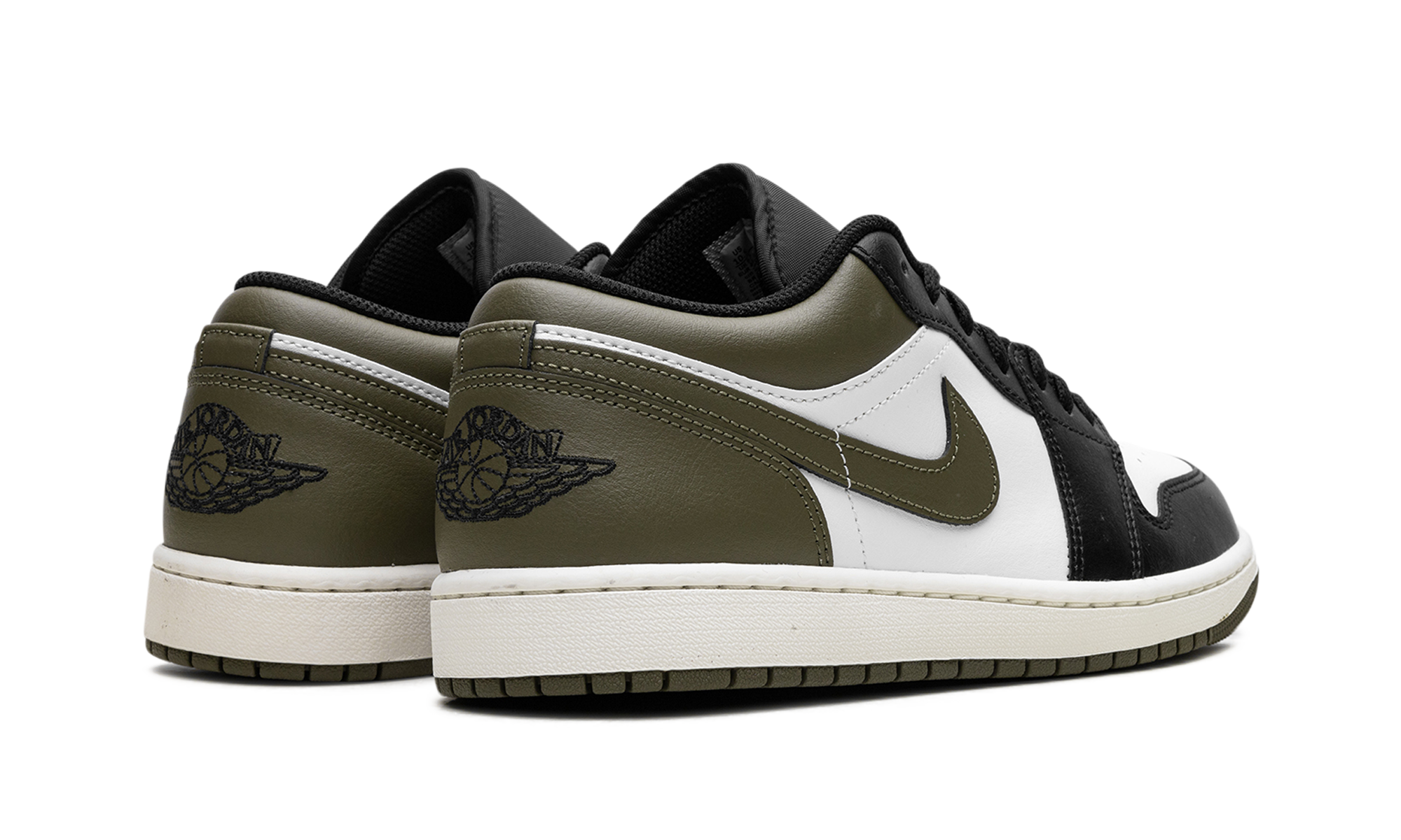 Air Jordan 1 Low "Black Toe Medium Olive"