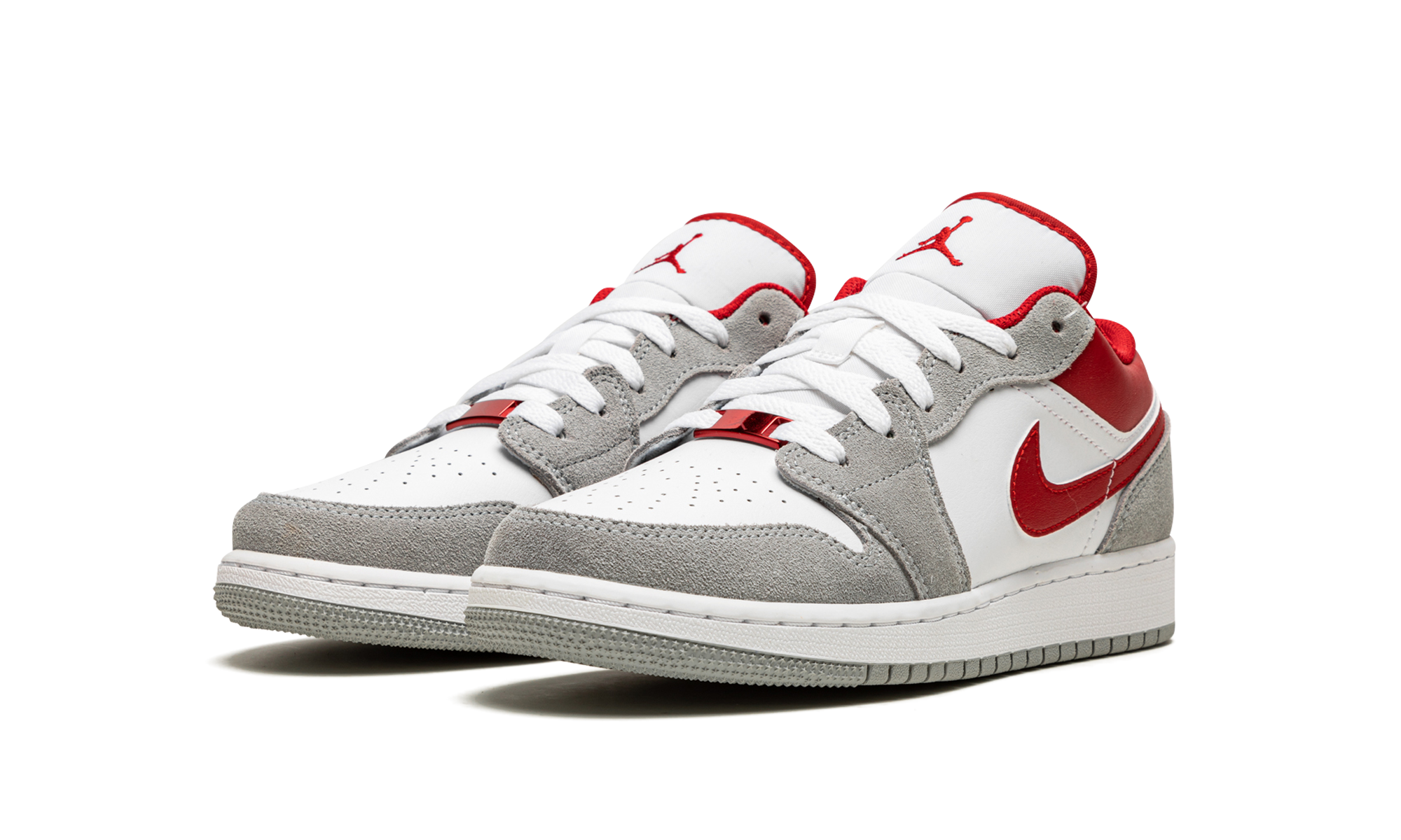 Air Jordan 1 Low Se GS "Smoke Grey Gym Red"