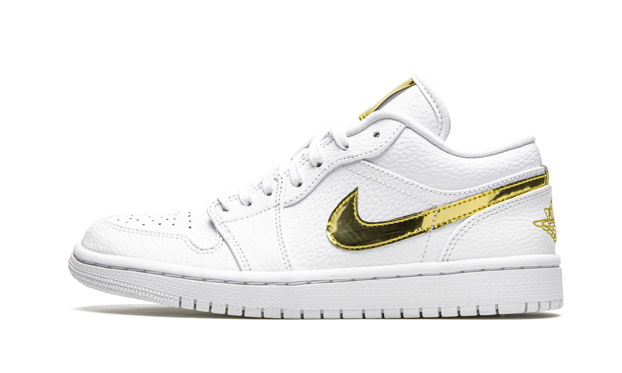 Air Jordan 1 Low Se Women "White Metallic Gold"