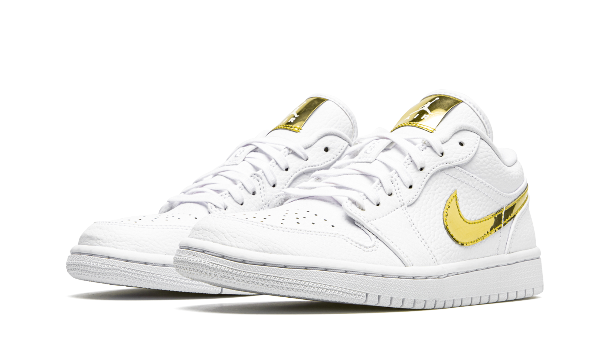 Air Jordan 1 Low Se Women "White Metallic Gold"
