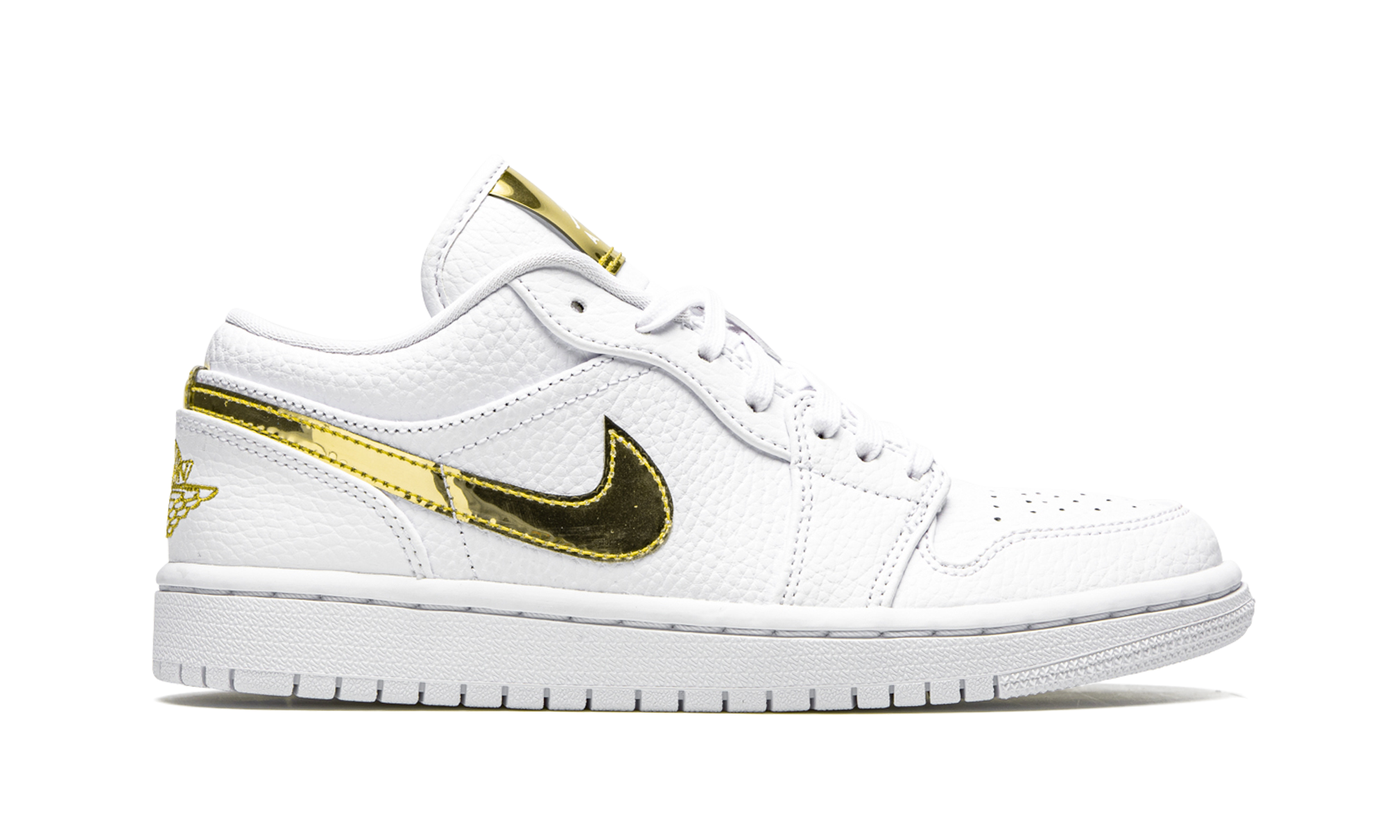 Air Jordan 1 Low Se Women "White Metallic Gold"