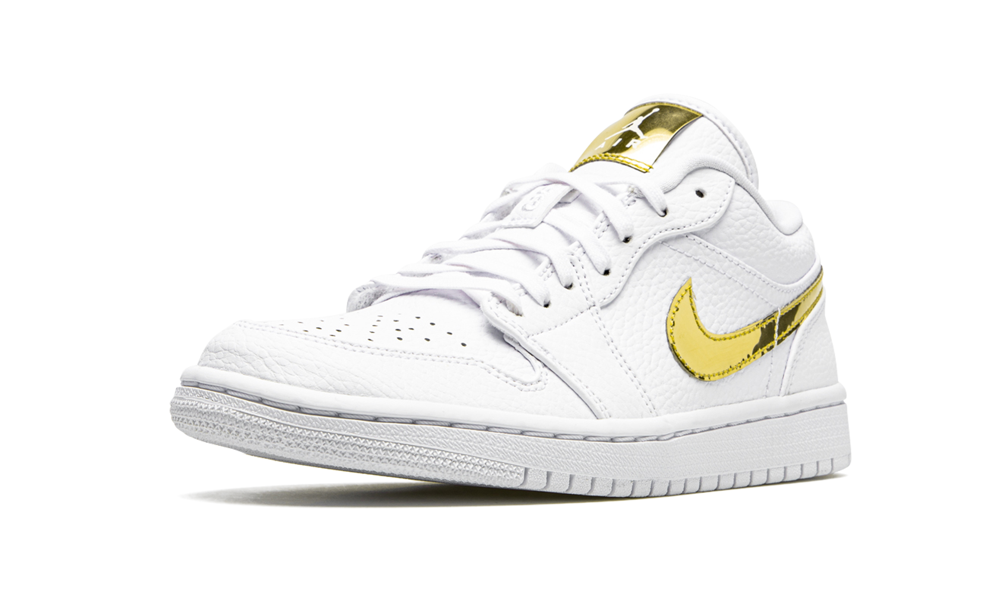 Air Jordan 1 Low Se Women "White Metallic Gold"