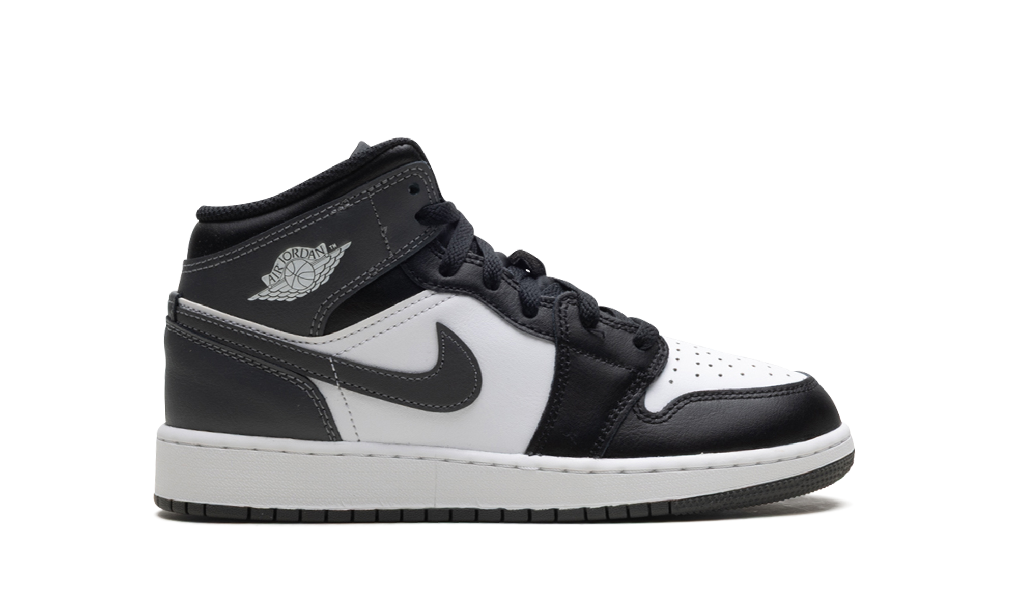 Air Jordan 1 Mid "Black/ Iron Grey/ White"