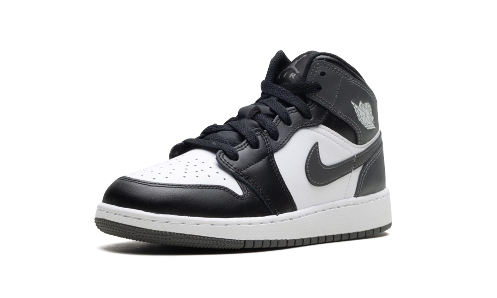 Air Jordan 1 Mid "Black/ Iron Grey/ White"