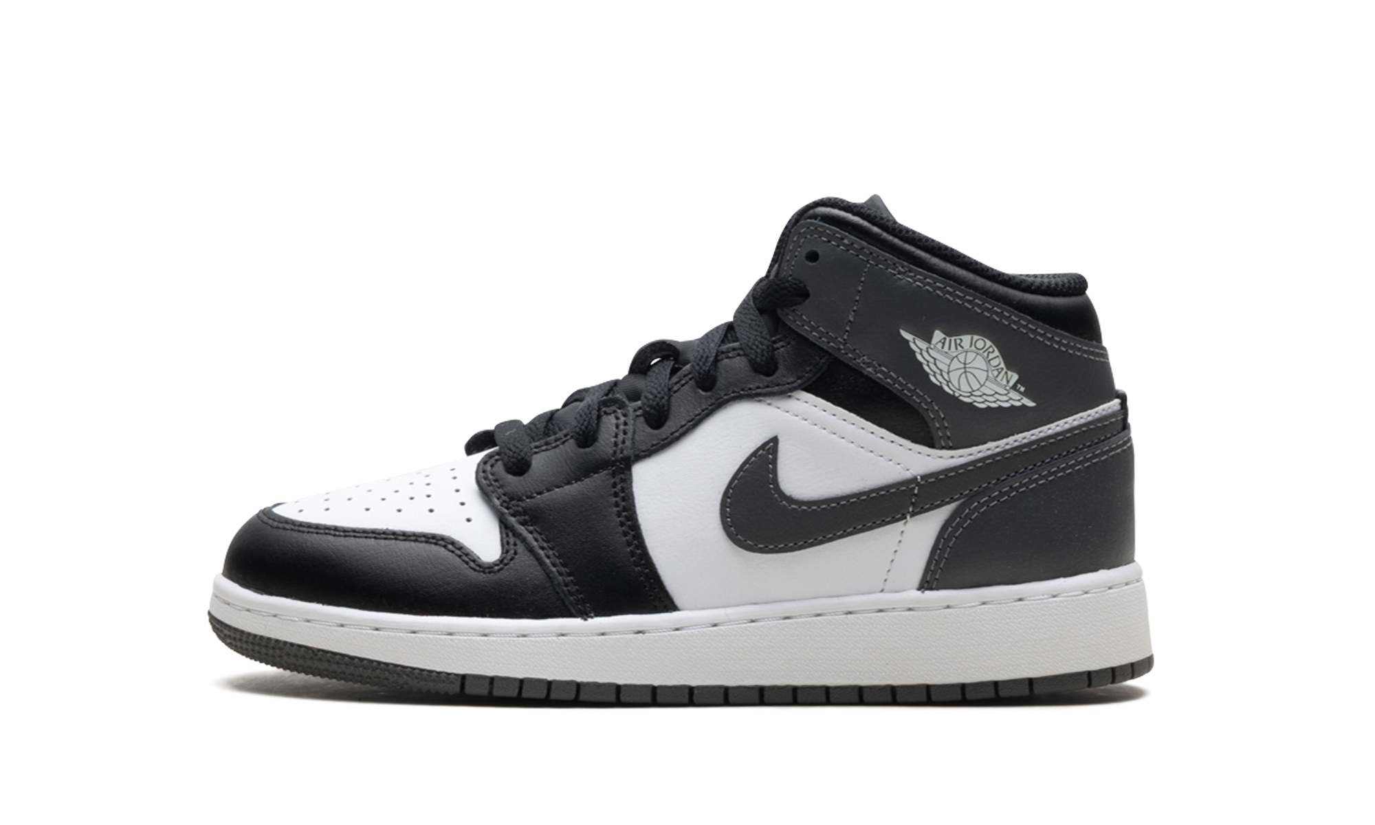 Air Jordan 1 Mid "Black/ Iron Grey/ White"