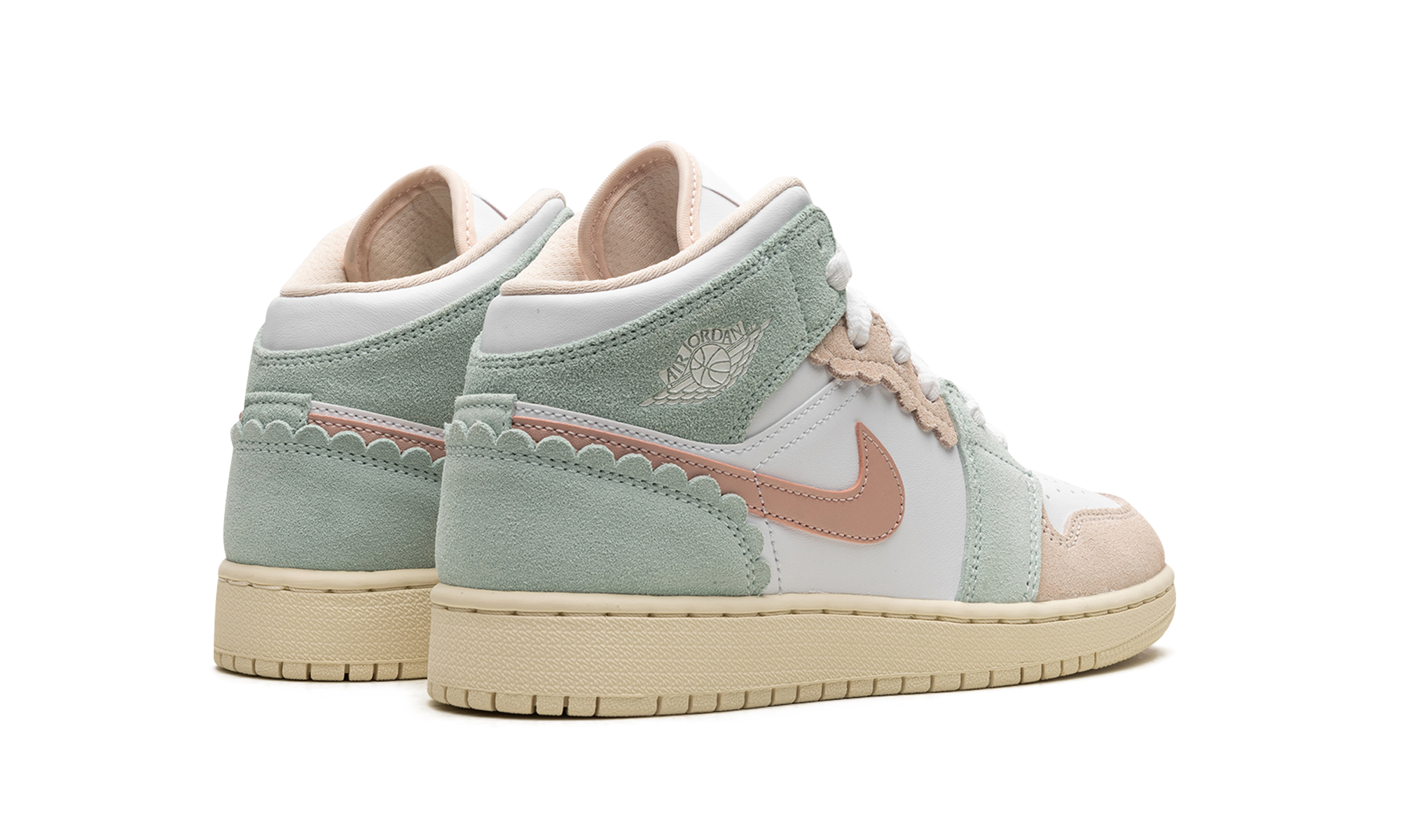 Air Jordan 1 Mid GS "Pink Oxford"
