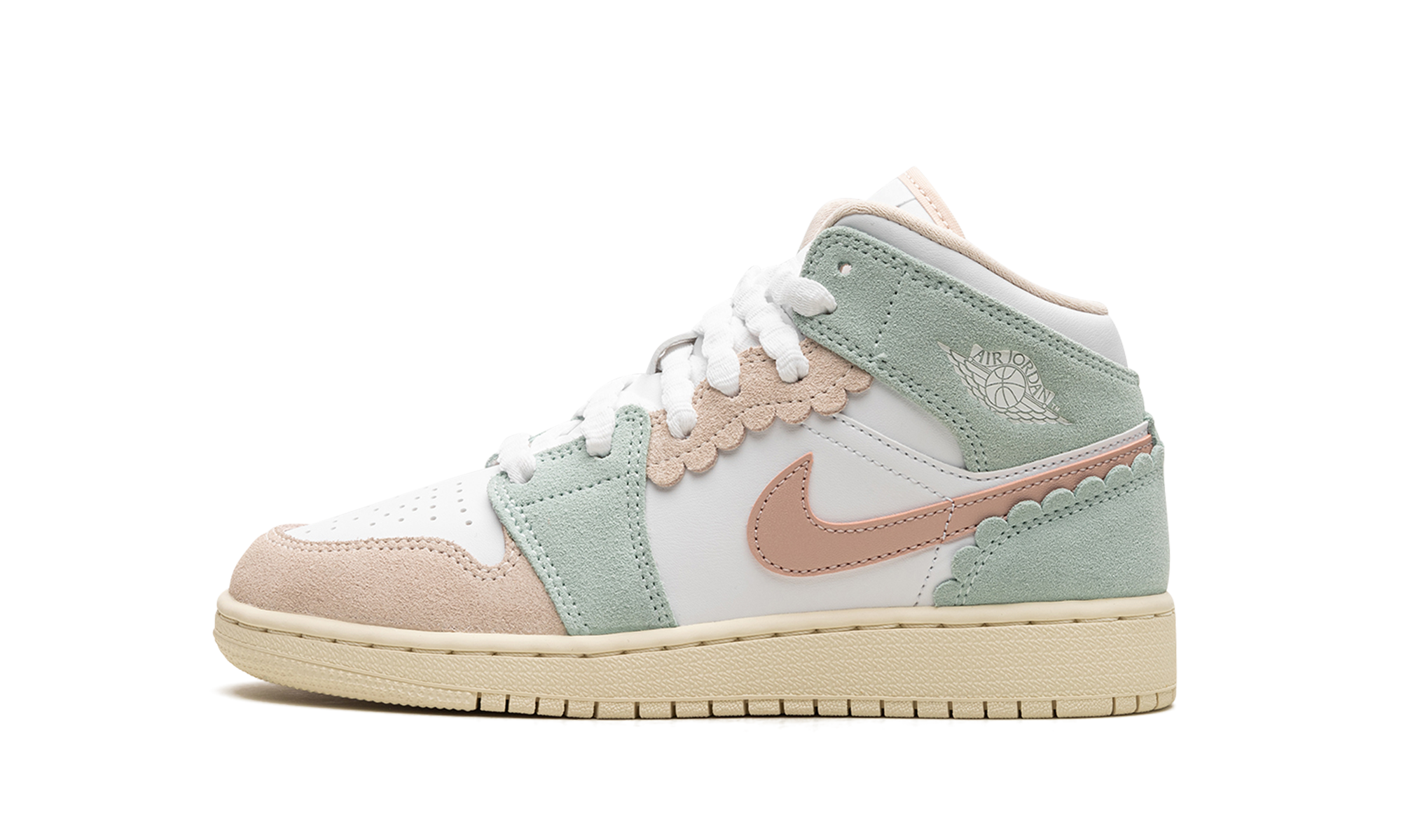 Air Jordan 1 Mid GS "Pink Oxford"