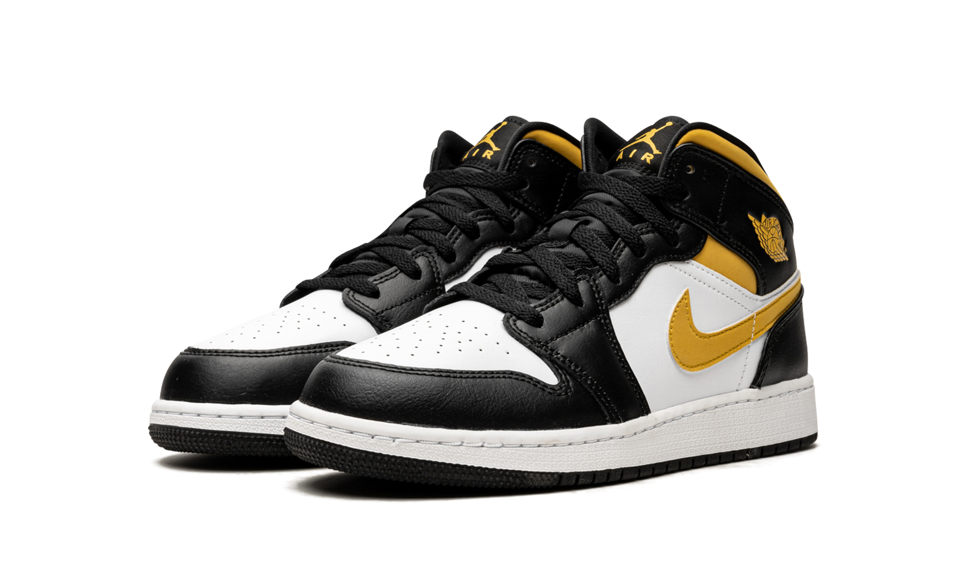 Air Jordan 1 Mid GS "Pollen / Black / White"