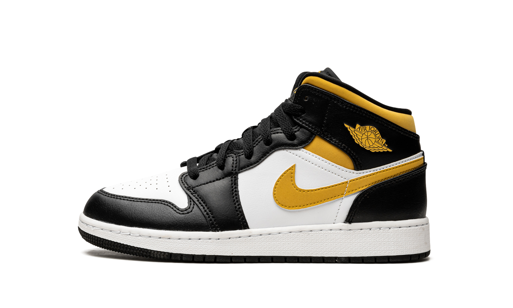 Air Jordan 1 Mid GS "Pollen / Black / White"