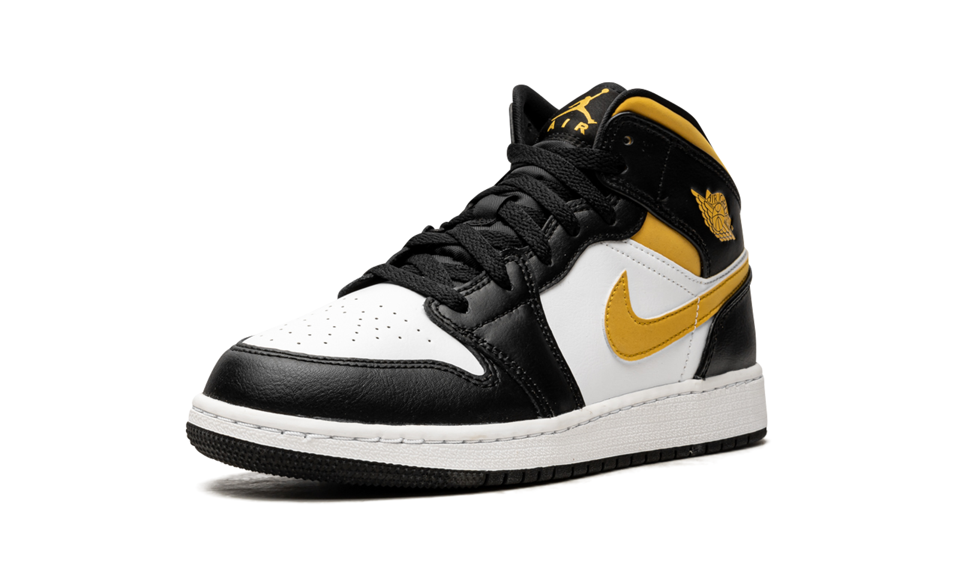 Air Jordan 1 Mid GS "Pollen / Black / White"
