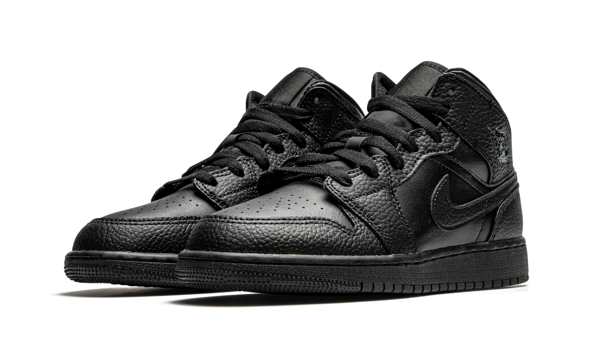Air Jordan 1 Mid GS "Triple Black"