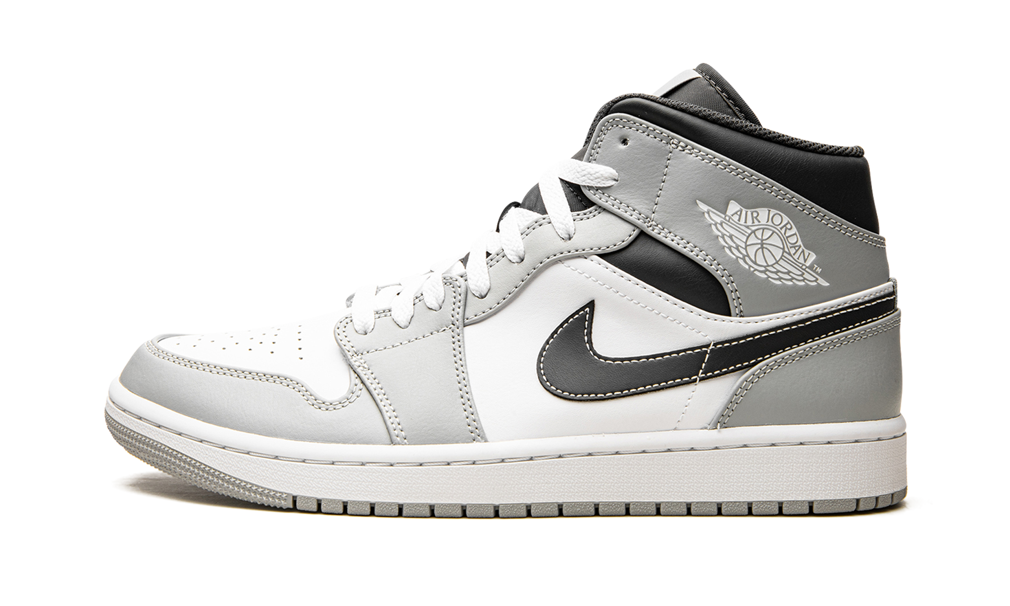 Air Jordan 1 Mid "Light Smoke Grey 2.0"