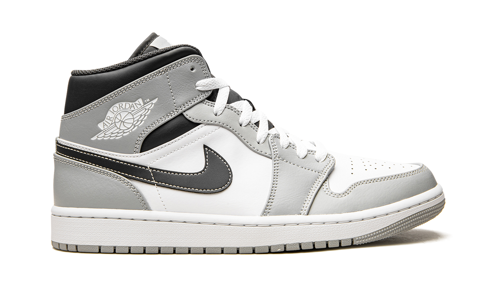 Air Jordan 1 Mid "Light Smoke Grey 2.0"