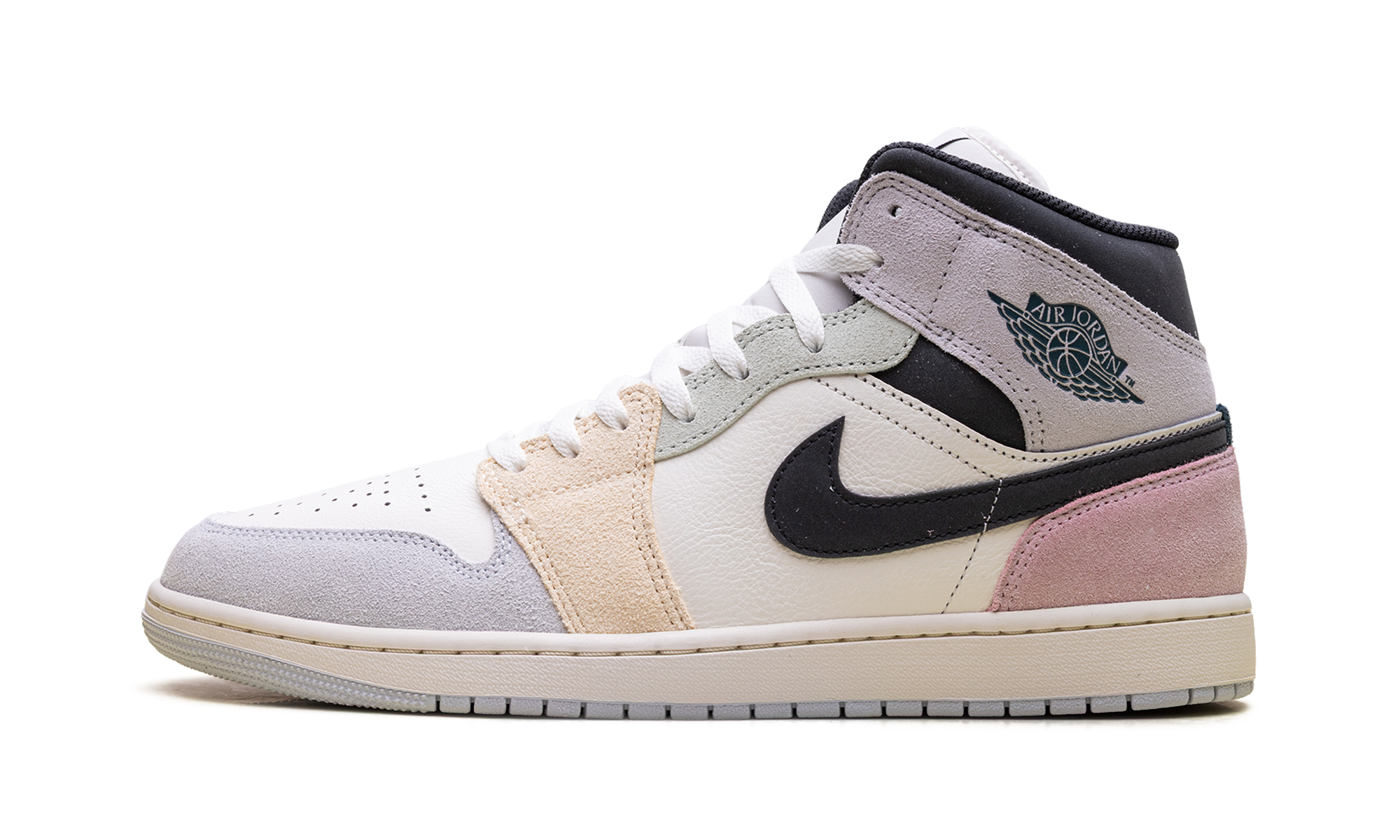 Air Jordan 1 Mid "Sail / Anthracite-jade Aura-iced Jade"
