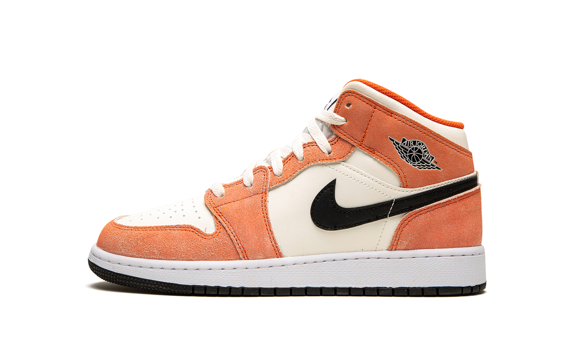 Air Jordan 1 Mid Se GS "Orange Suede"
