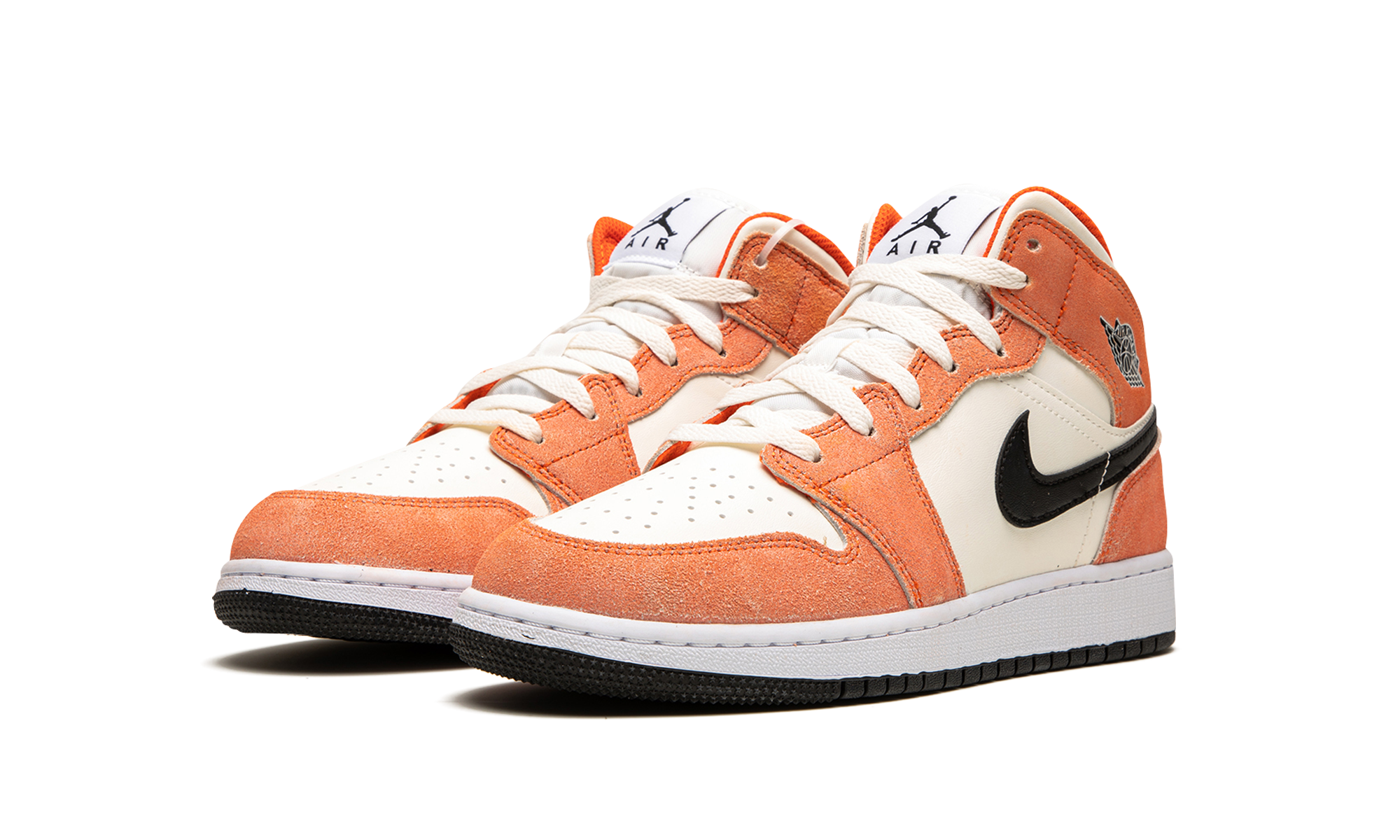 Air Jordan 1 Mid Se GS "Orange Suede"