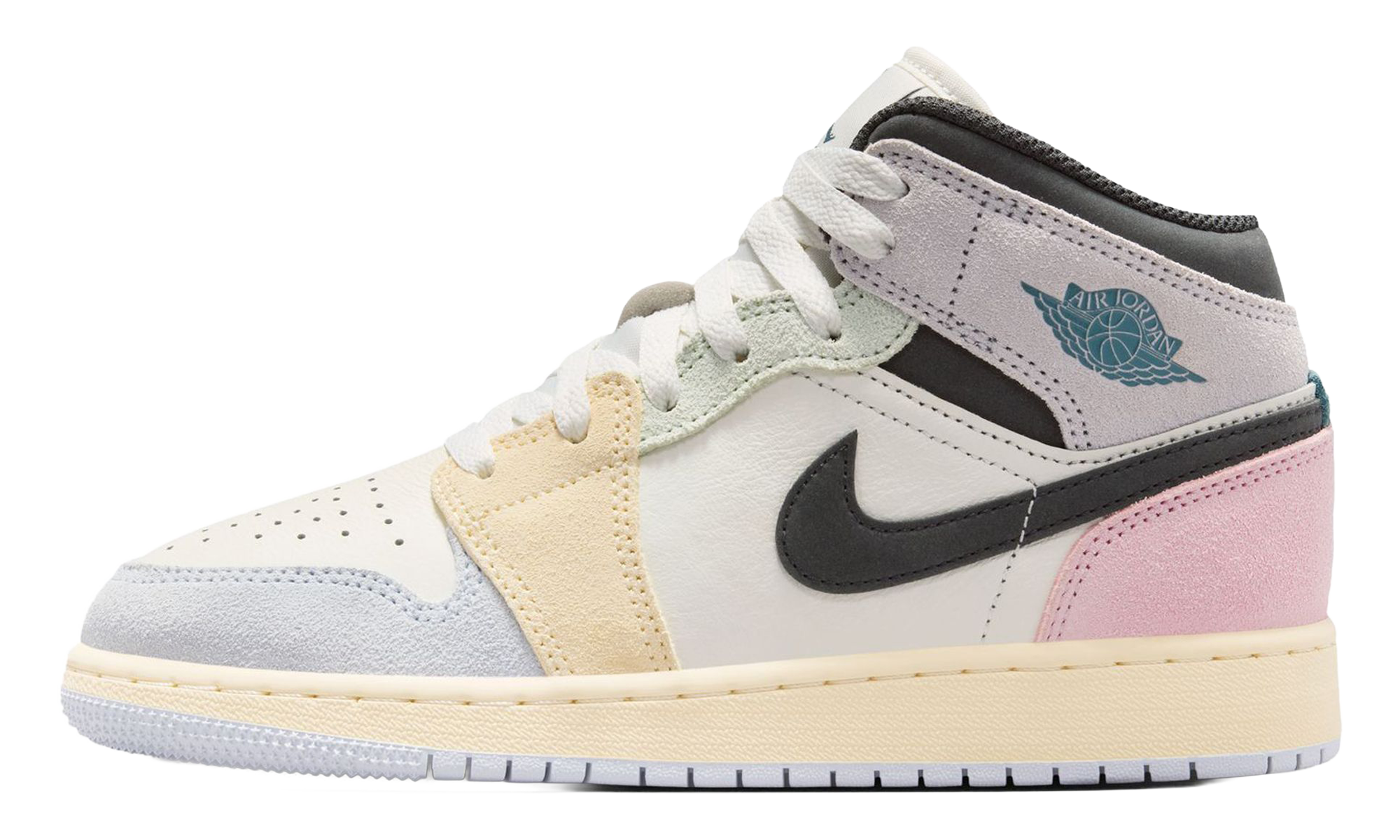 Air Jordan 1 Mid Se GS "Sail Pastels"