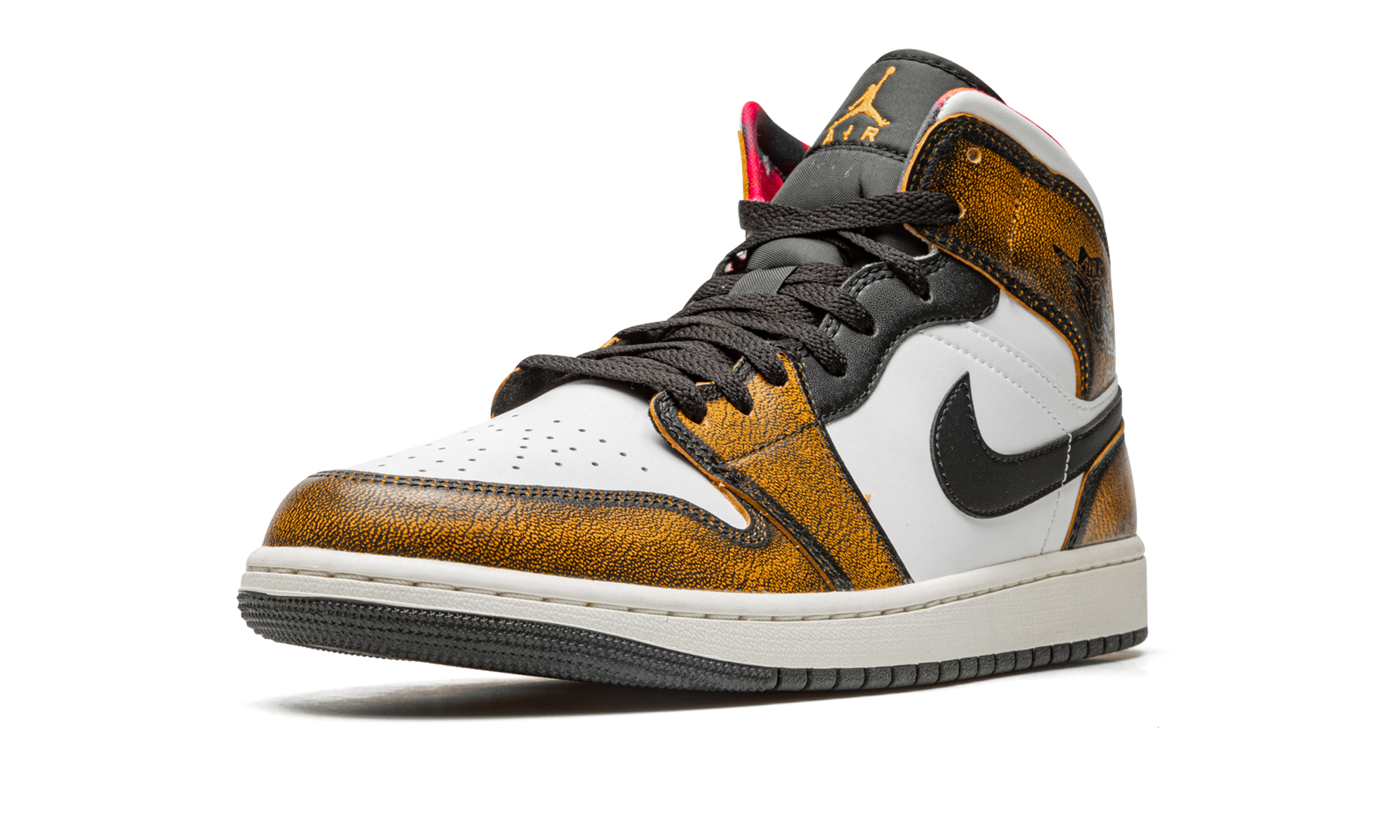 Air Jordan 1 Mid Se "Orange Wear Away"