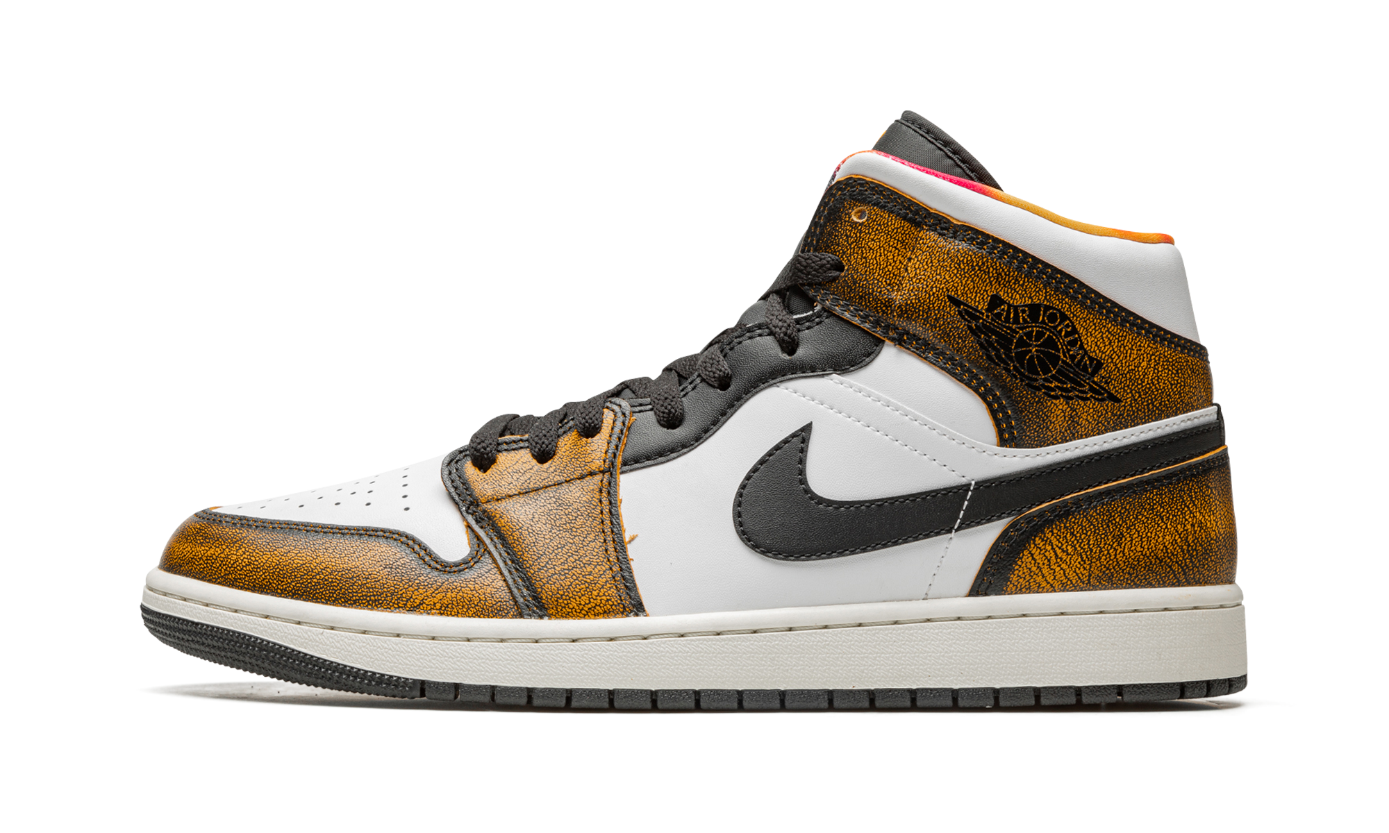 Air Jordan 1 Mid Se "Orange Wear Away"