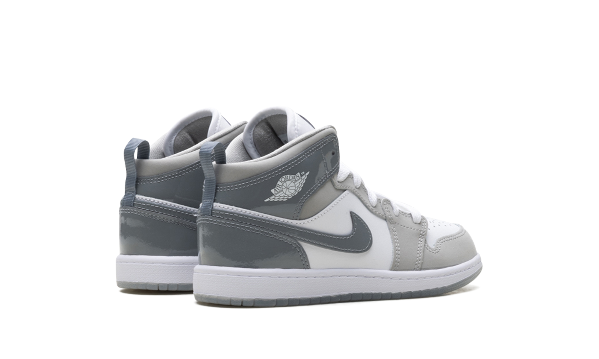 Air Jordan 1 Mid Se Ps "White Medium Grey Cool Grey"