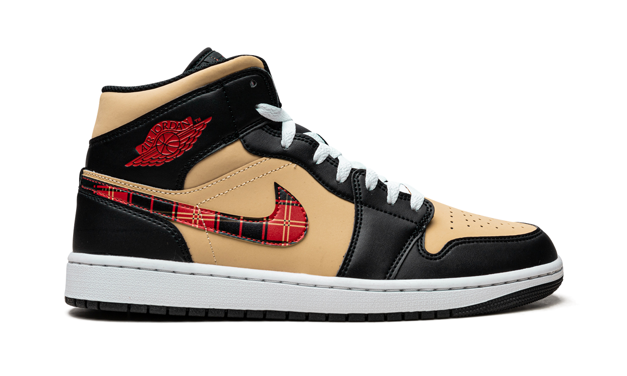 Air Jordan 1 Mid Se "Tartan Swoosh"