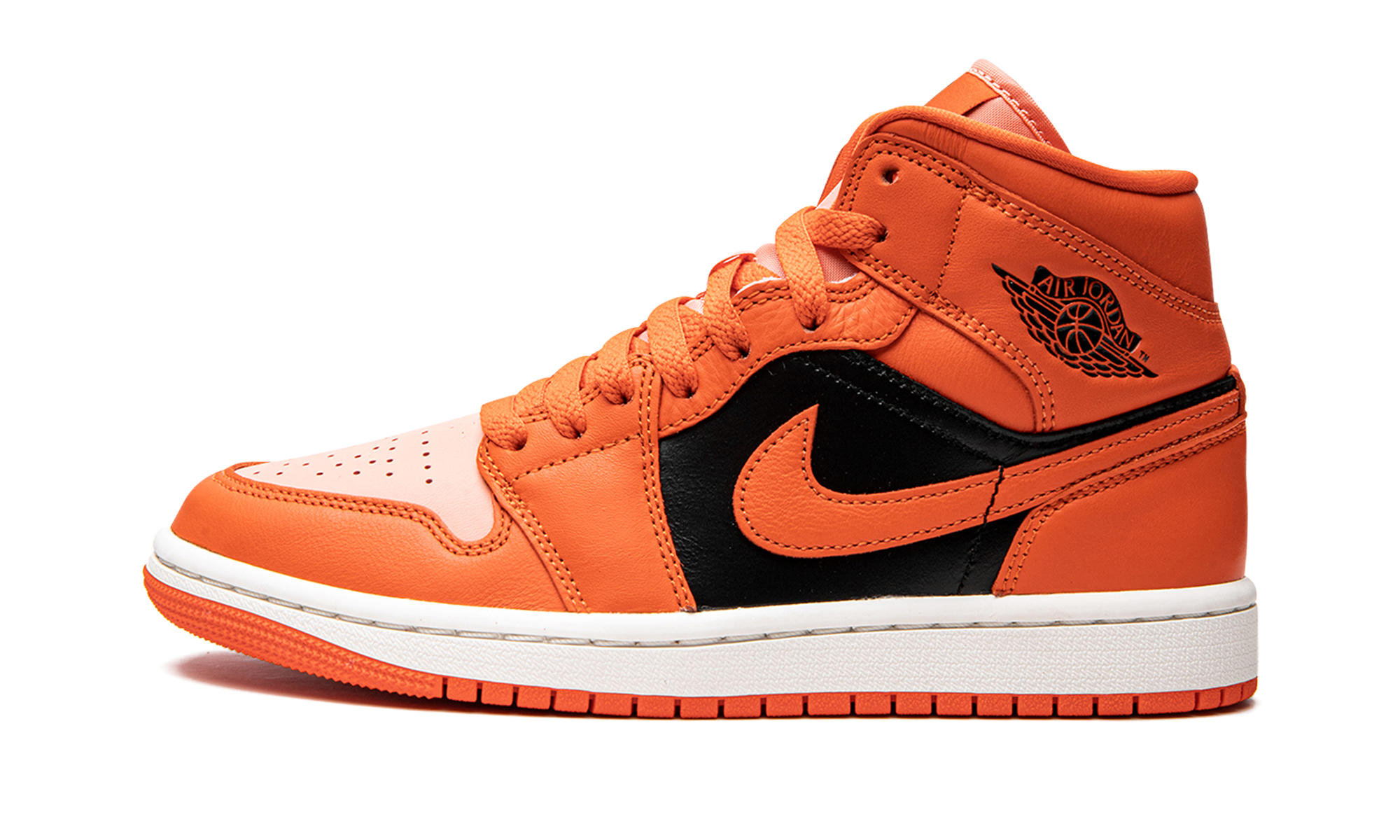 Air Jordan 1 Mid Se Women "Orange / Black"