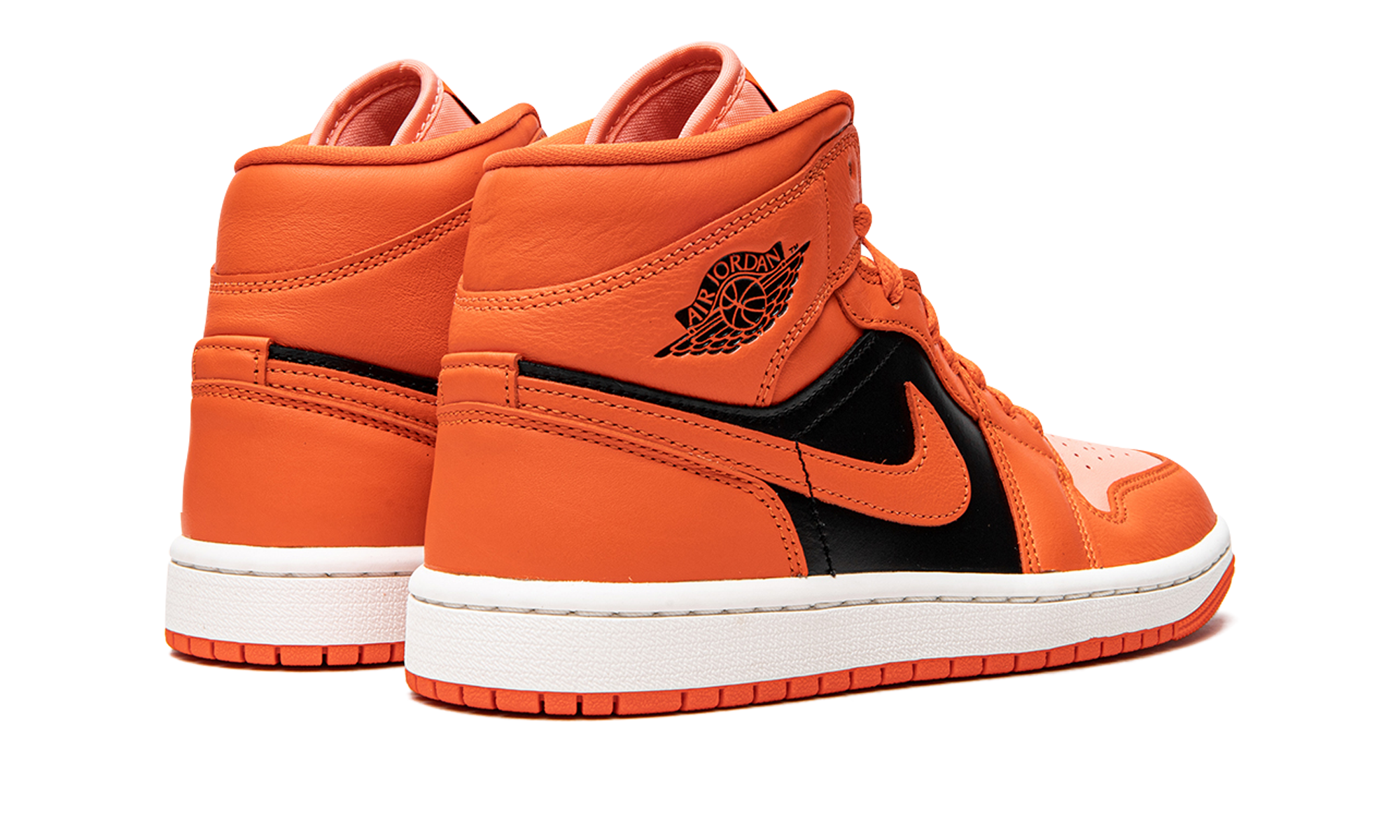 Air Jordan 1 Mid Se Women "Orange / Black"