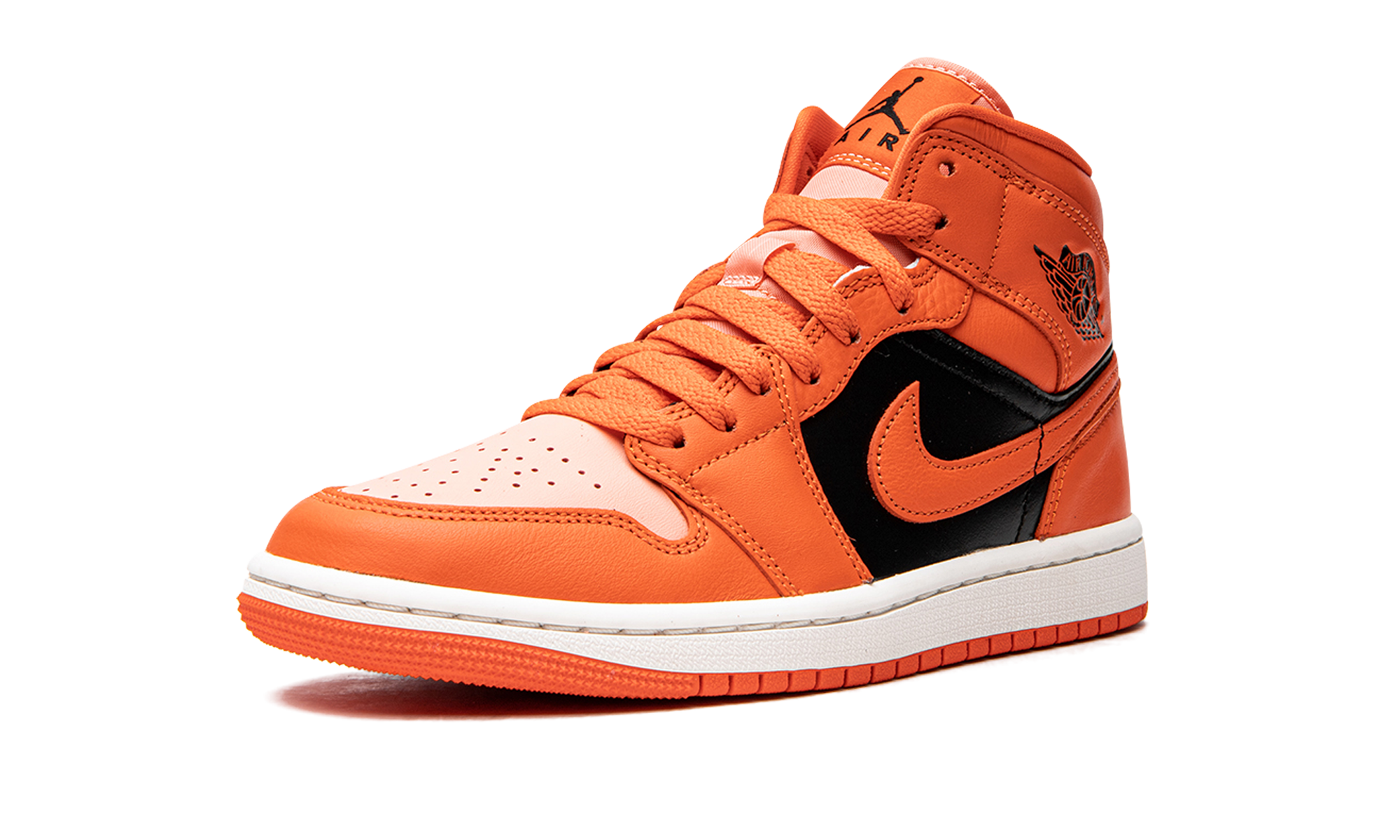 Air Jordan 1 Mid Se Women "Orange / Black"