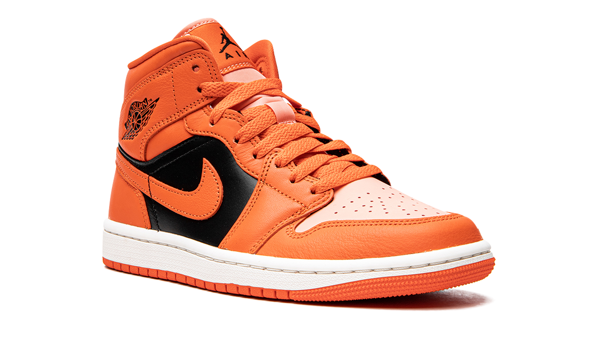 Air Jordan 1 Mid Se Women "Orange / Black"