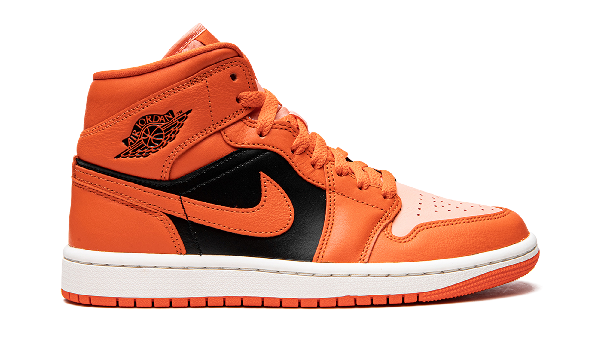 Air Jordan 1 Mid Se Women "Orange / Black"