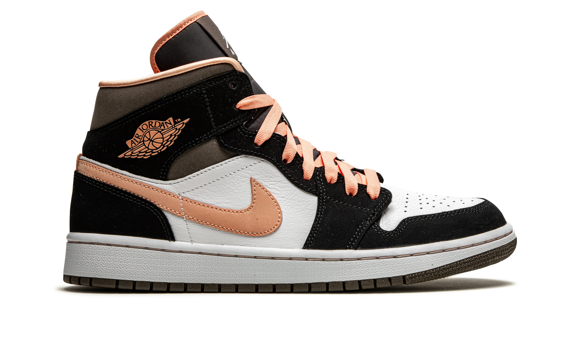 Air Jordan 1 Mid Se Women "Peach Mocha"