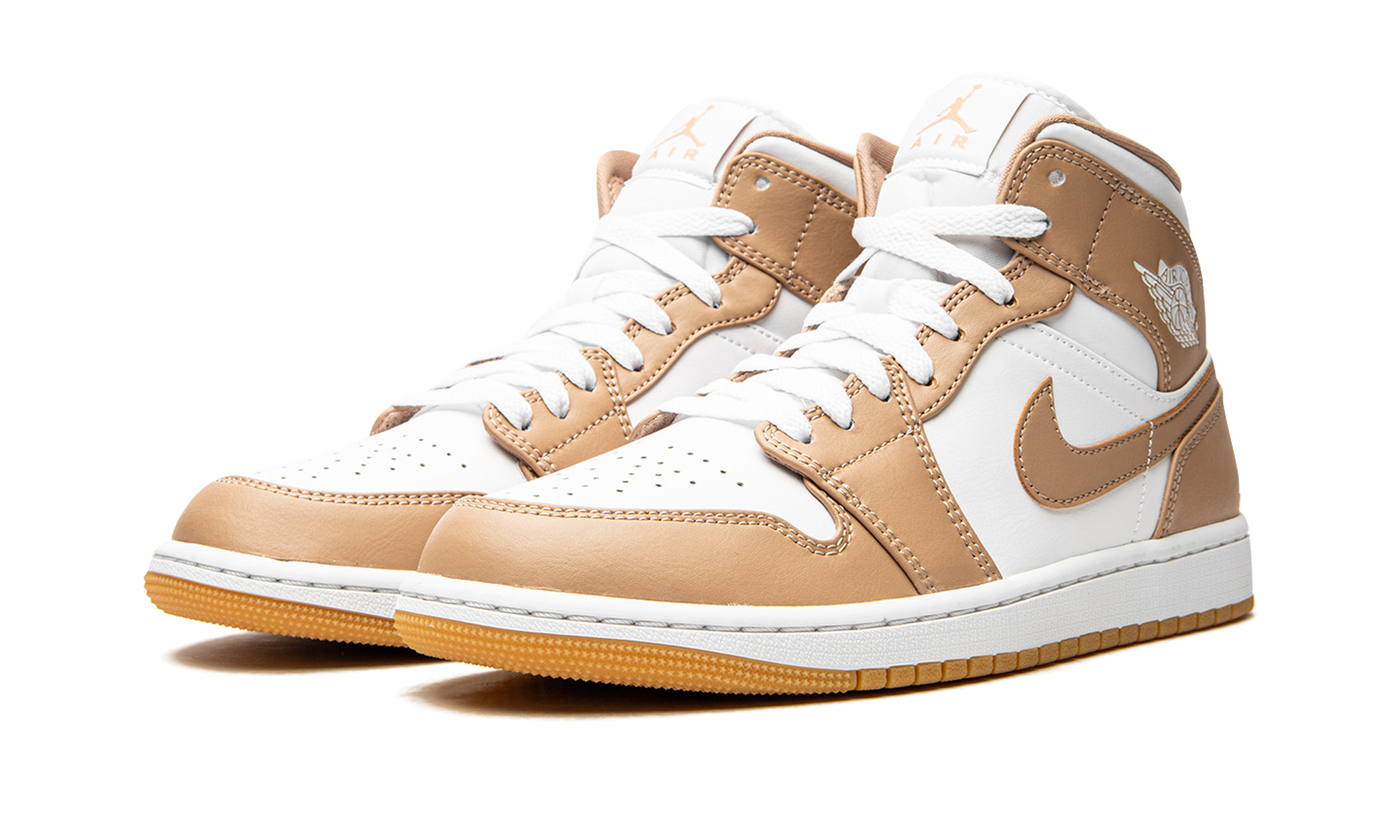 Air Jordan 1 Mid "Tan / Gum"