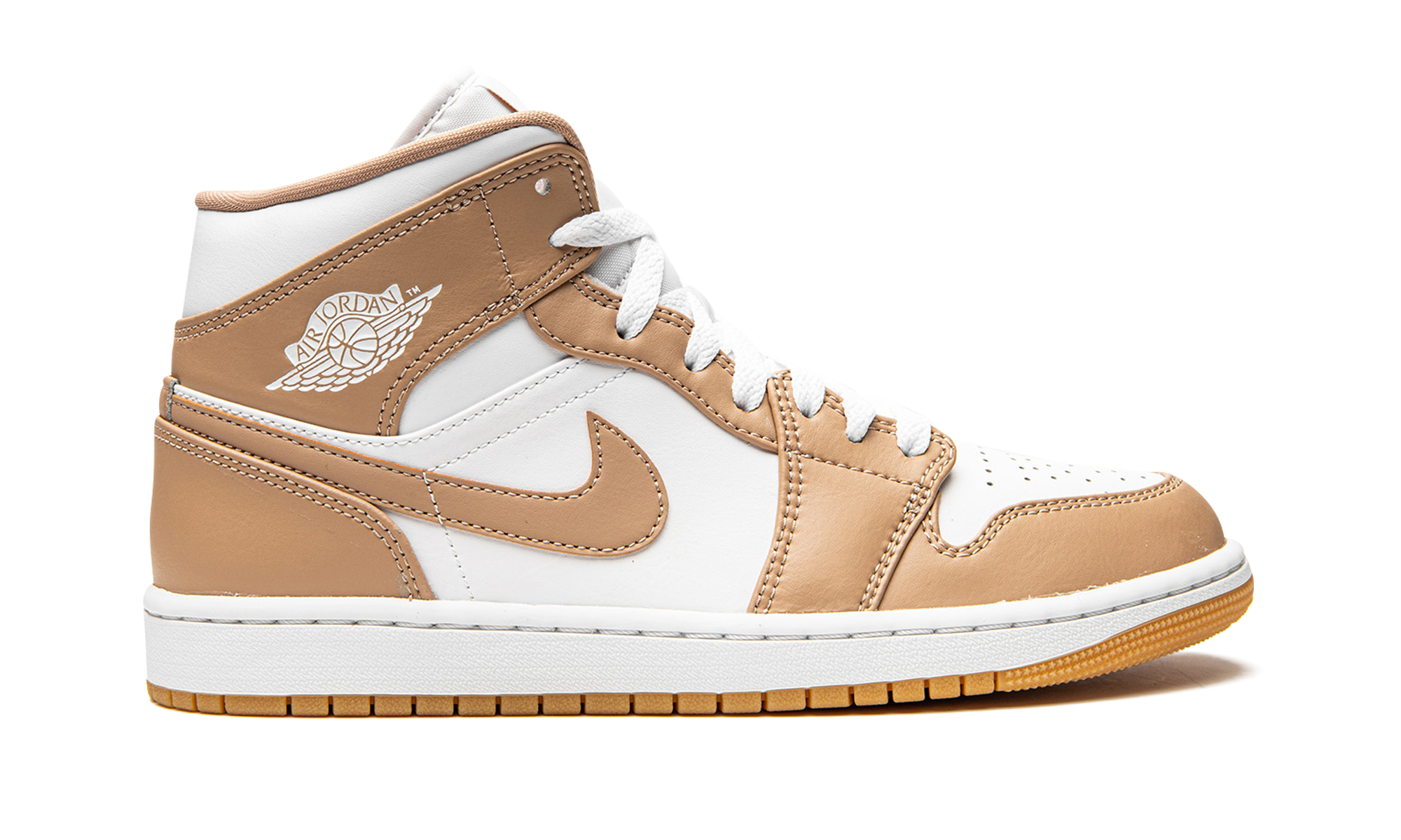 Air Jordan 1 Mid "Tan / Gum"