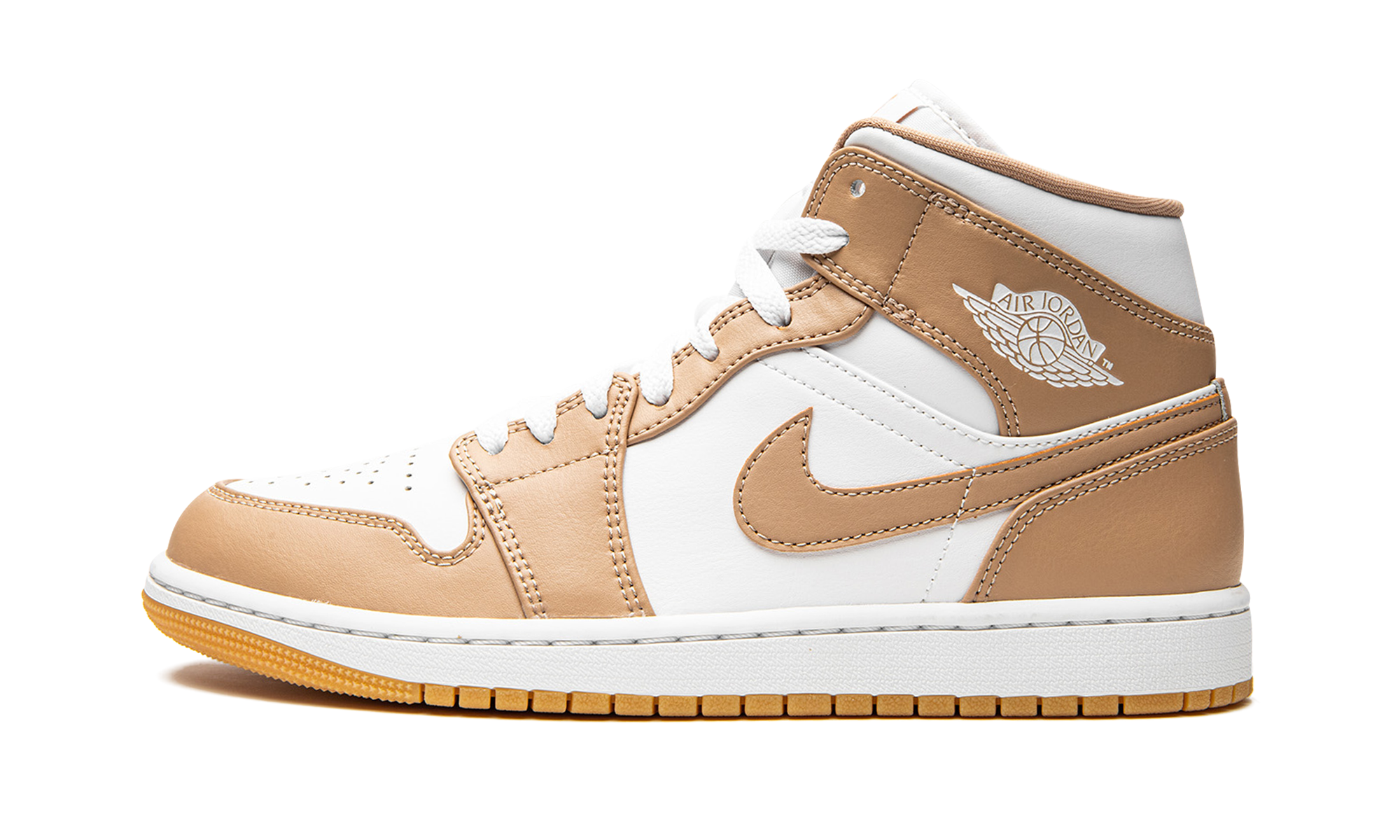 Air Jordan 1 Mid "Tan / Gum"