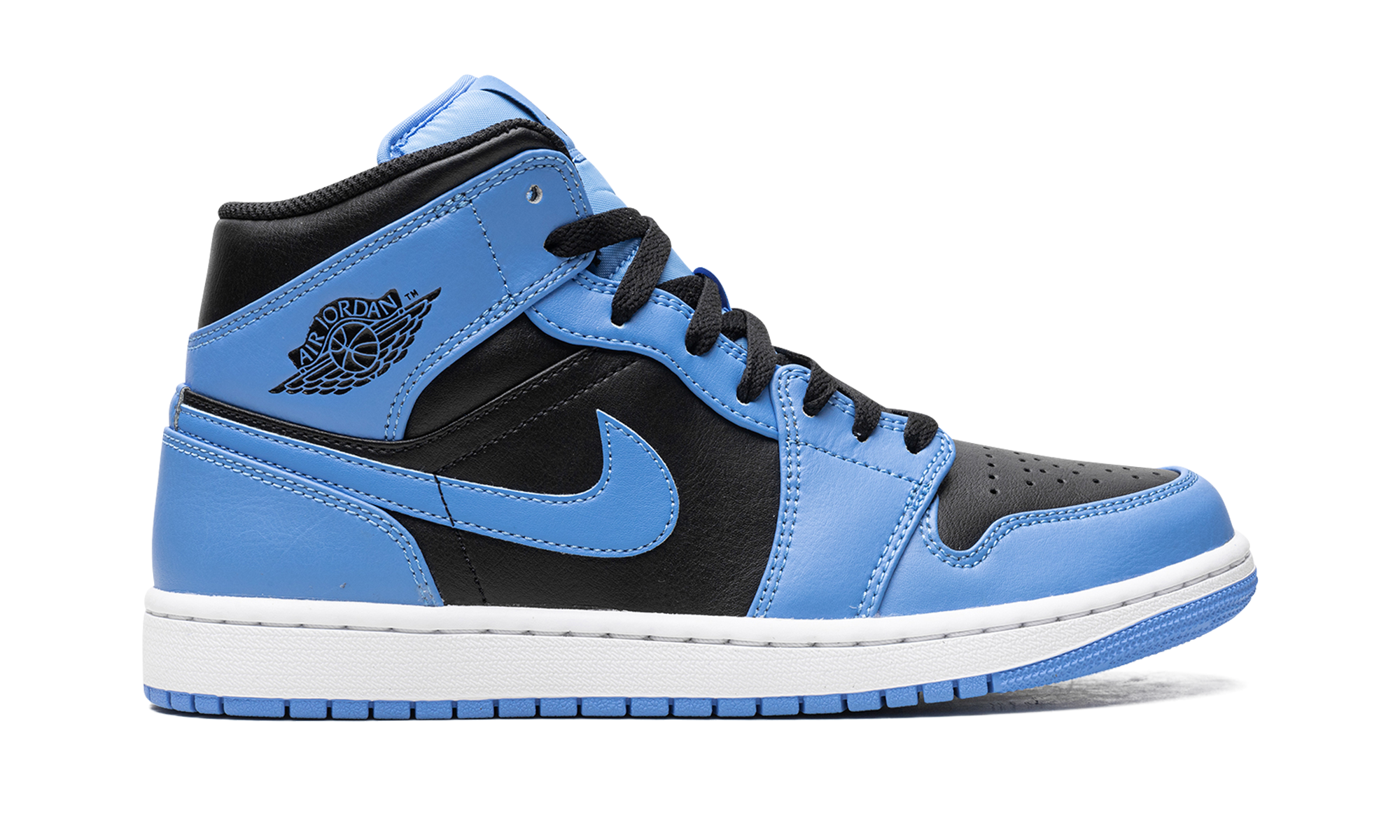 Air Jordan 1 Mid "University Blue Black"