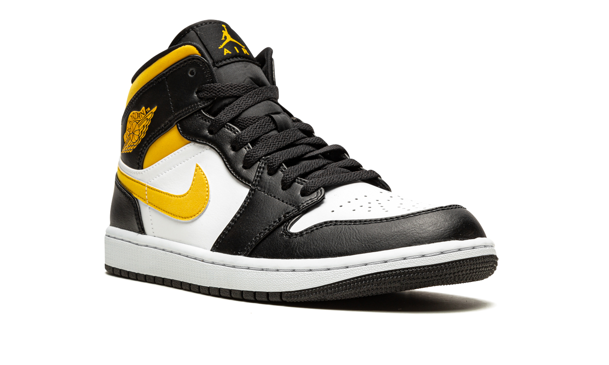 Air Jordan 1 Mid "White / Pollen / Black"