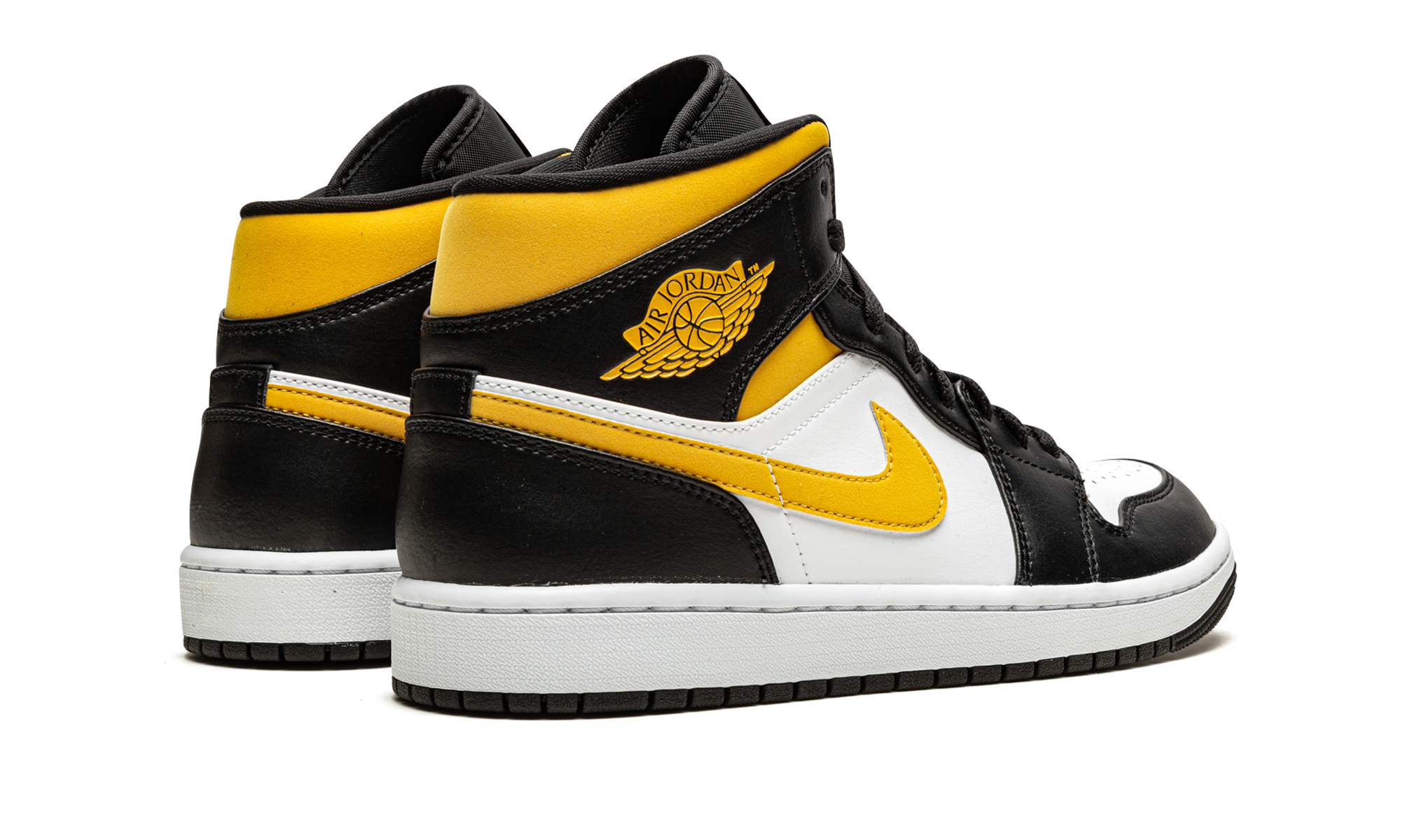 Air Jordan 1 Mid "White / Pollen / Black"